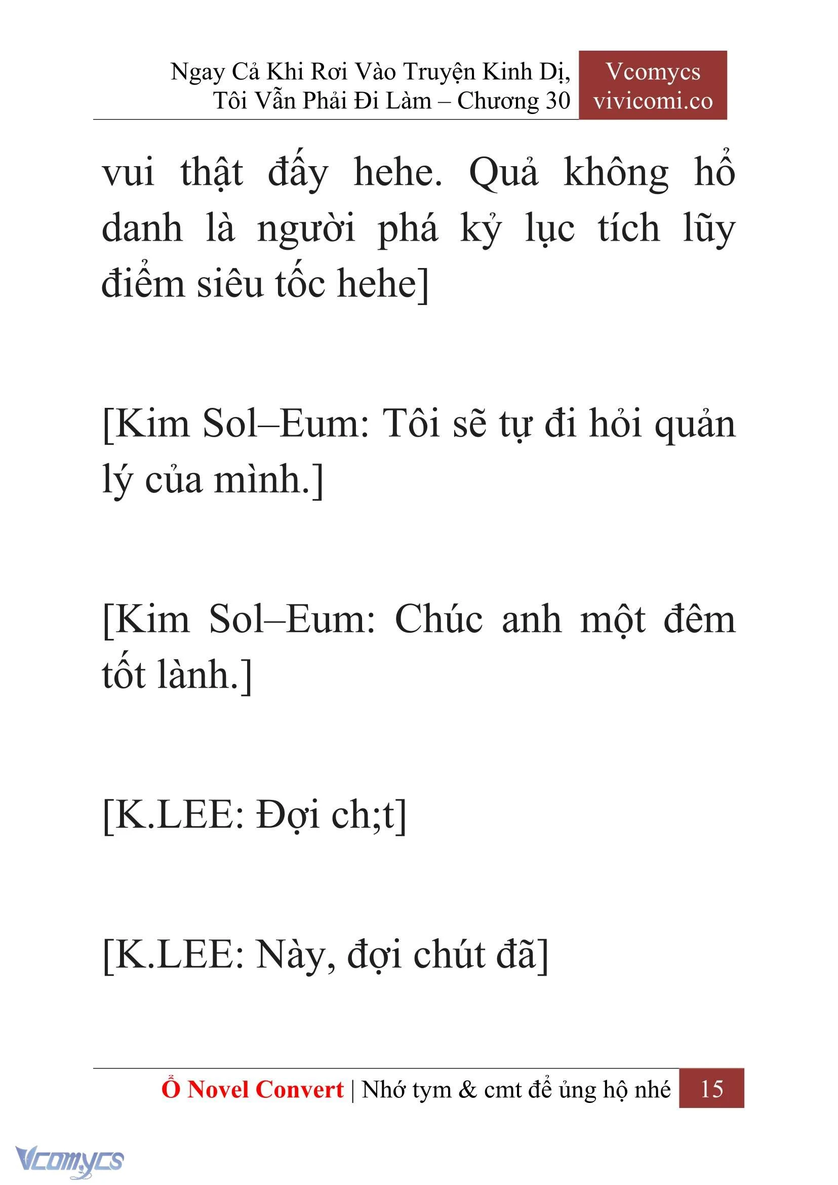 [Novel] Ngay Cả Khi Rơi Vào Truyện Kinh Dị, Tôi Vẫn Phải Đi Làm Chapter  30 - 17