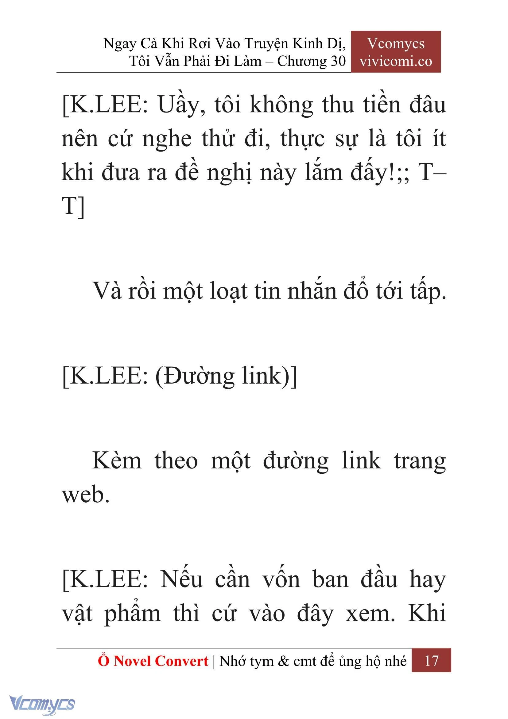 [Novel] Ngay Cả Khi Rơi Vào Truyện Kinh Dị, Tôi Vẫn Phải Đi Làm Chapter  30 - 19