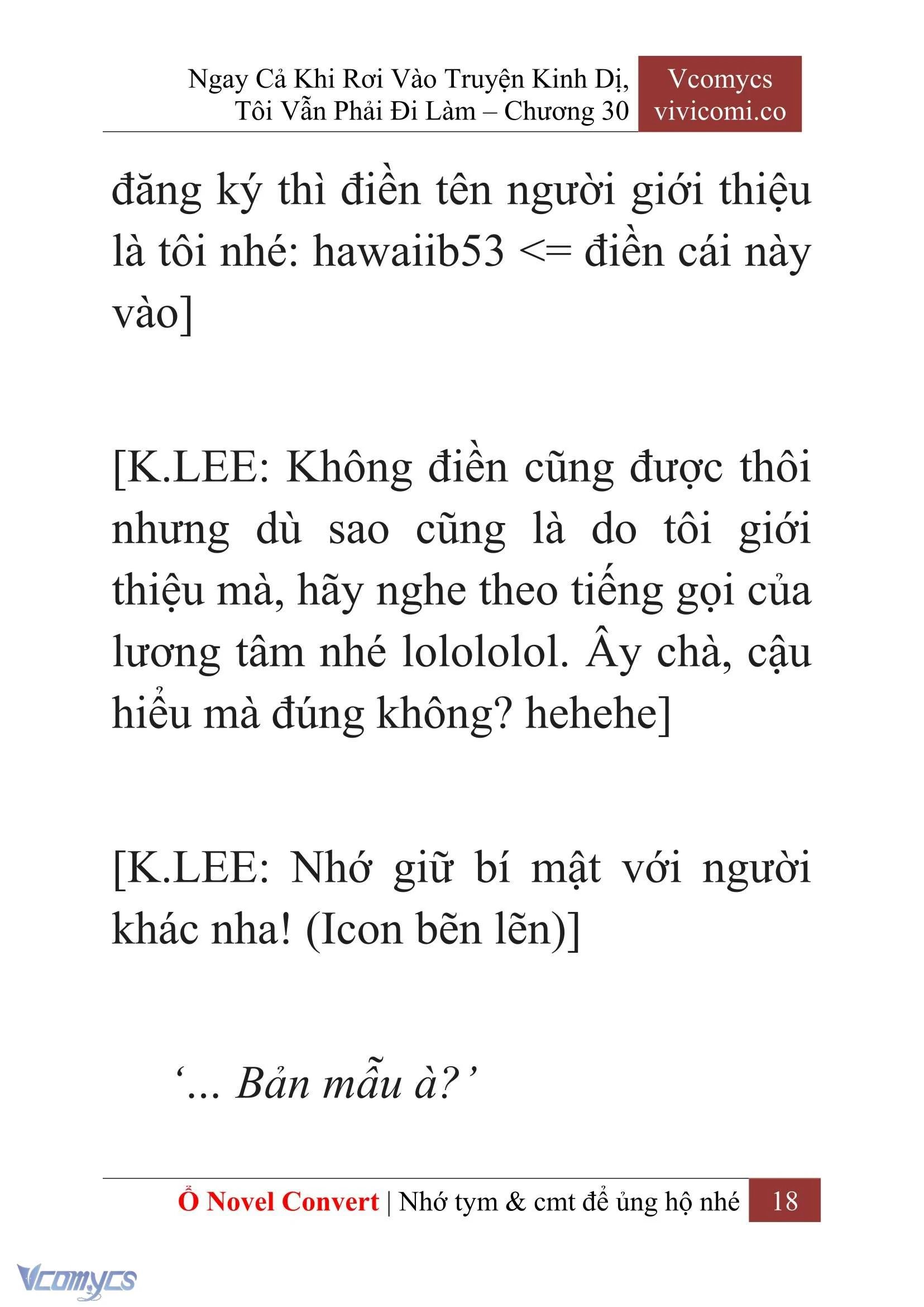 [Novel] Ngay Cả Khi Rơi Vào Truyện Kinh Dị, Tôi Vẫn Phải Đi Làm Chapter  30 - 20