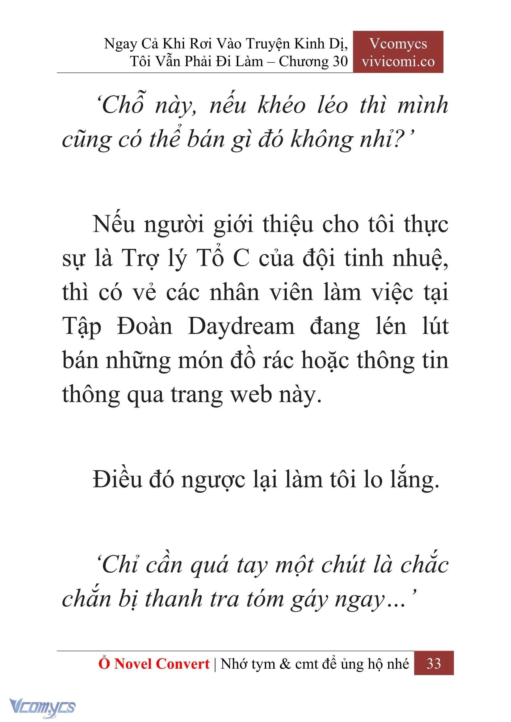 [Novel] Ngay Cả Khi Rơi Vào Truyện Kinh Dị, Tôi Vẫn Phải Đi Làm Chapter  30 - 35
