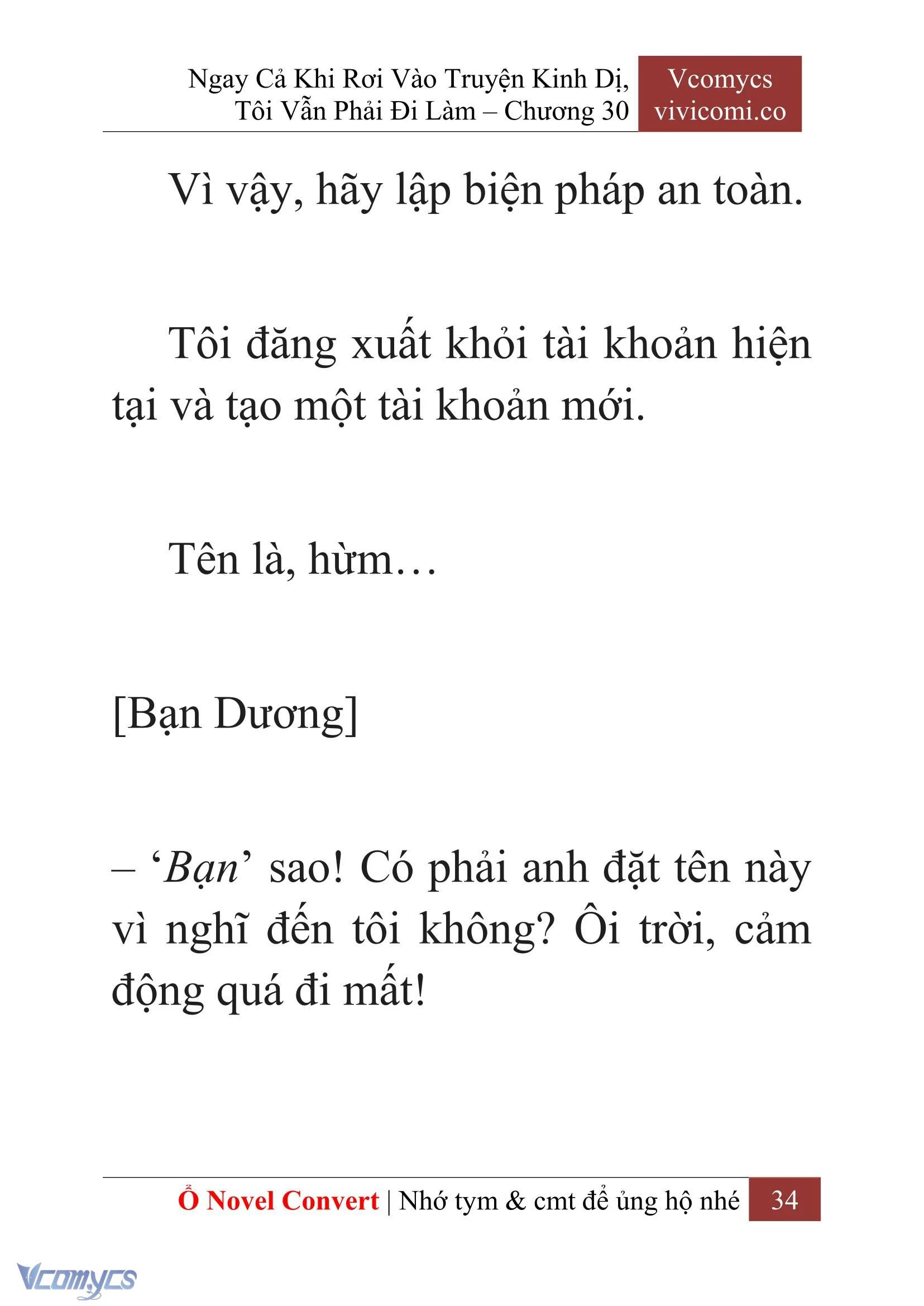 [Novel] Ngay Cả Khi Rơi Vào Truyện Kinh Dị, Tôi Vẫn Phải Đi Làm Chapter  30 - 36