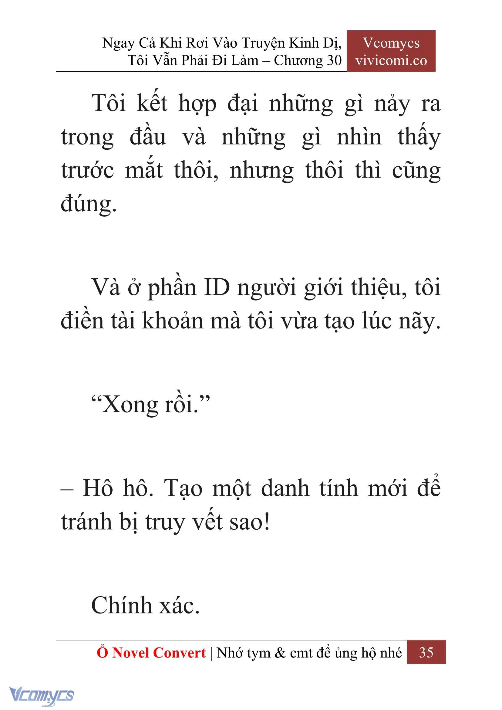 [Novel] Ngay Cả Khi Rơi Vào Truyện Kinh Dị, Tôi Vẫn Phải Đi Làm Chapter  30 - 37