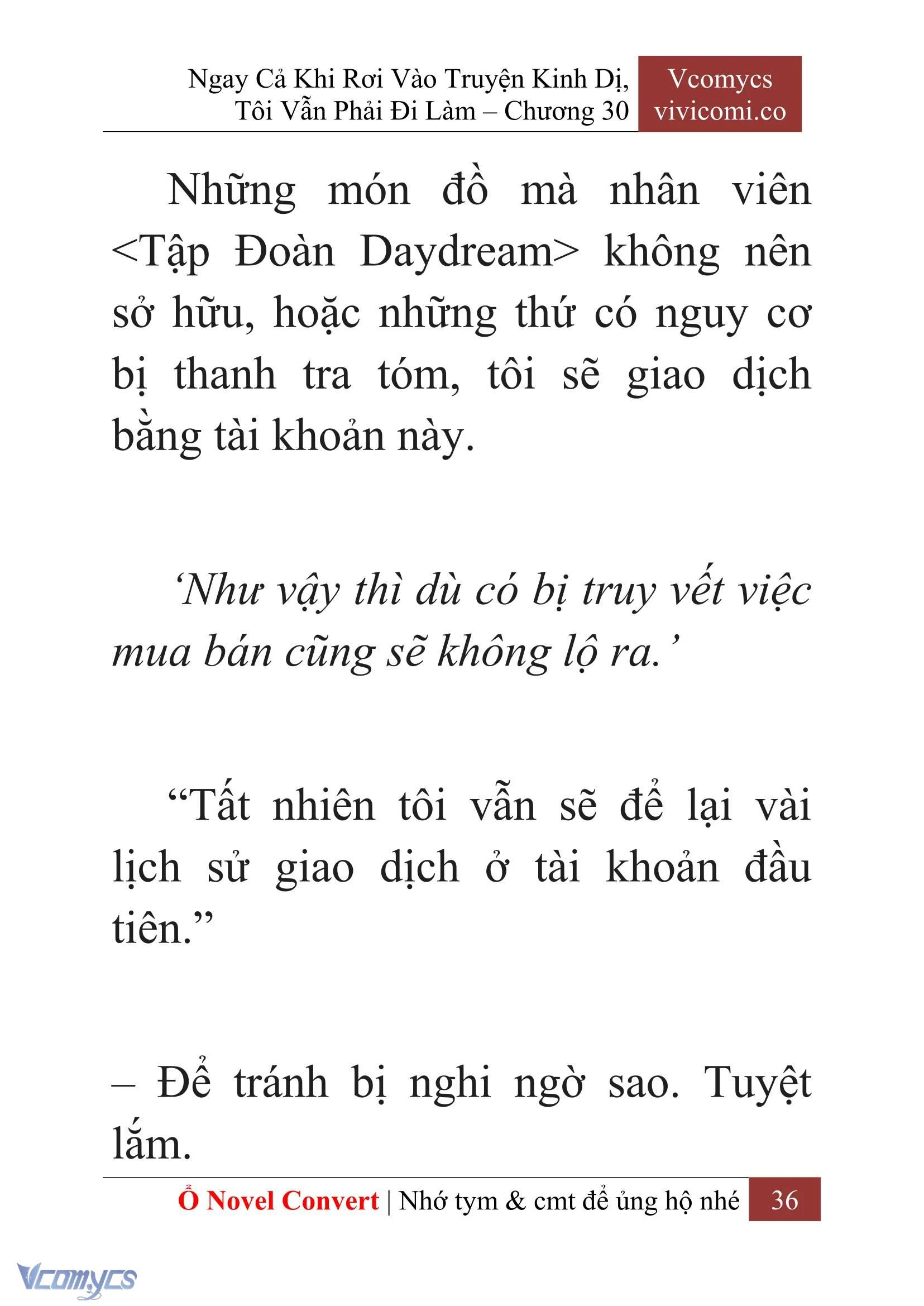 [Novel] Ngay Cả Khi Rơi Vào Truyện Kinh Dị, Tôi Vẫn Phải Đi Làm Chapter  30 - 38
