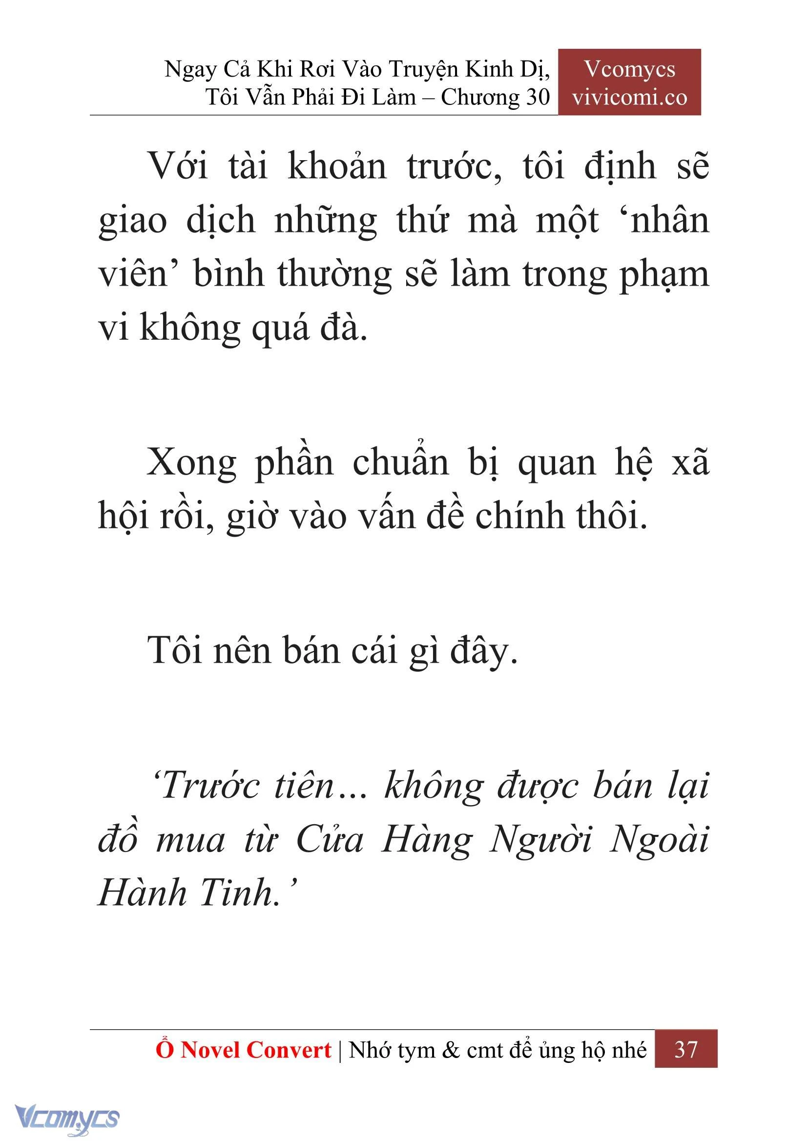 [Novel] Ngay Cả Khi Rơi Vào Truyện Kinh Dị, Tôi Vẫn Phải Đi Làm Chapter  30 - 39