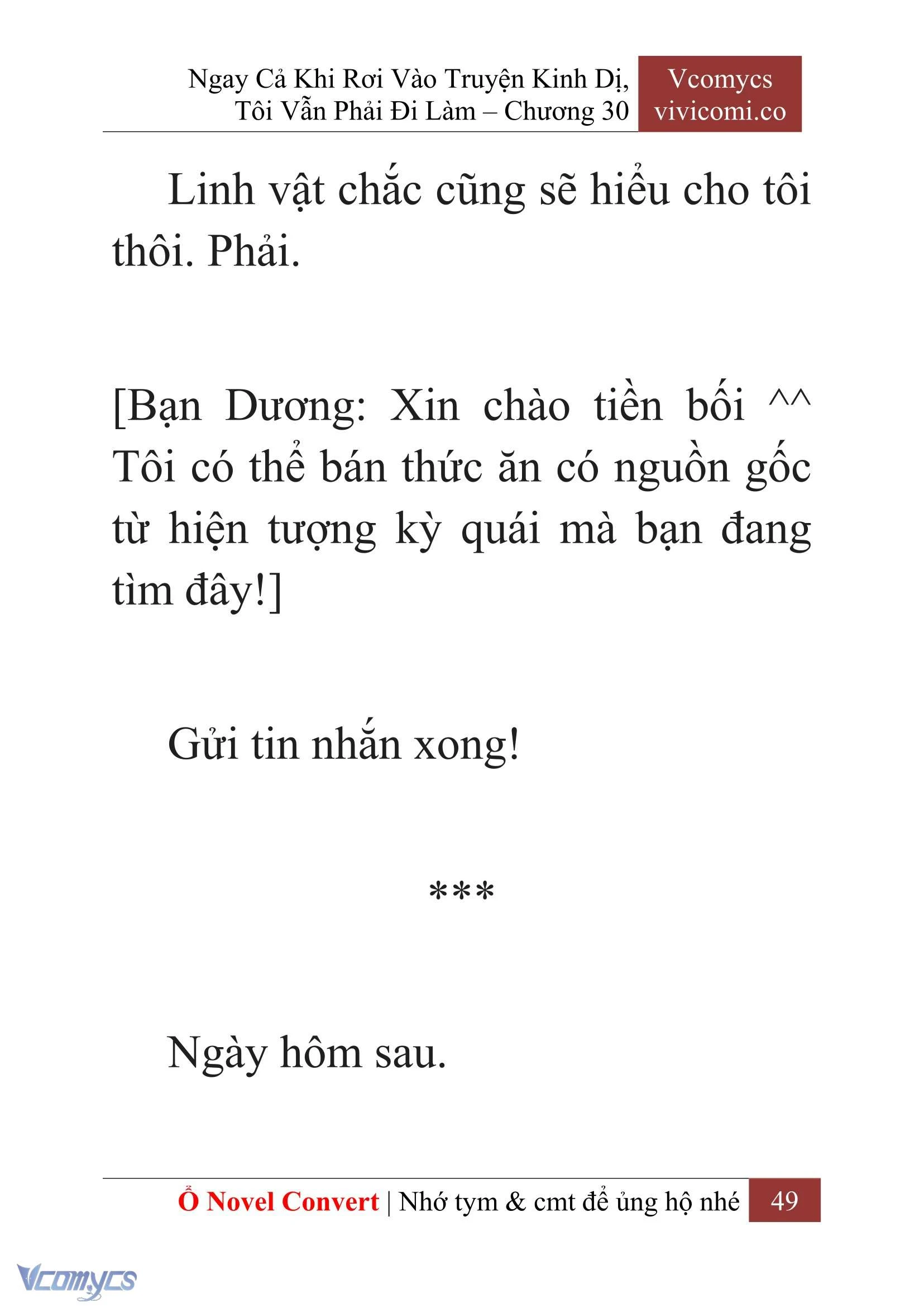[Novel] Ngay Cả Khi Rơi Vào Truyện Kinh Dị, Tôi Vẫn Phải Đi Làm Chapter  30 - 51