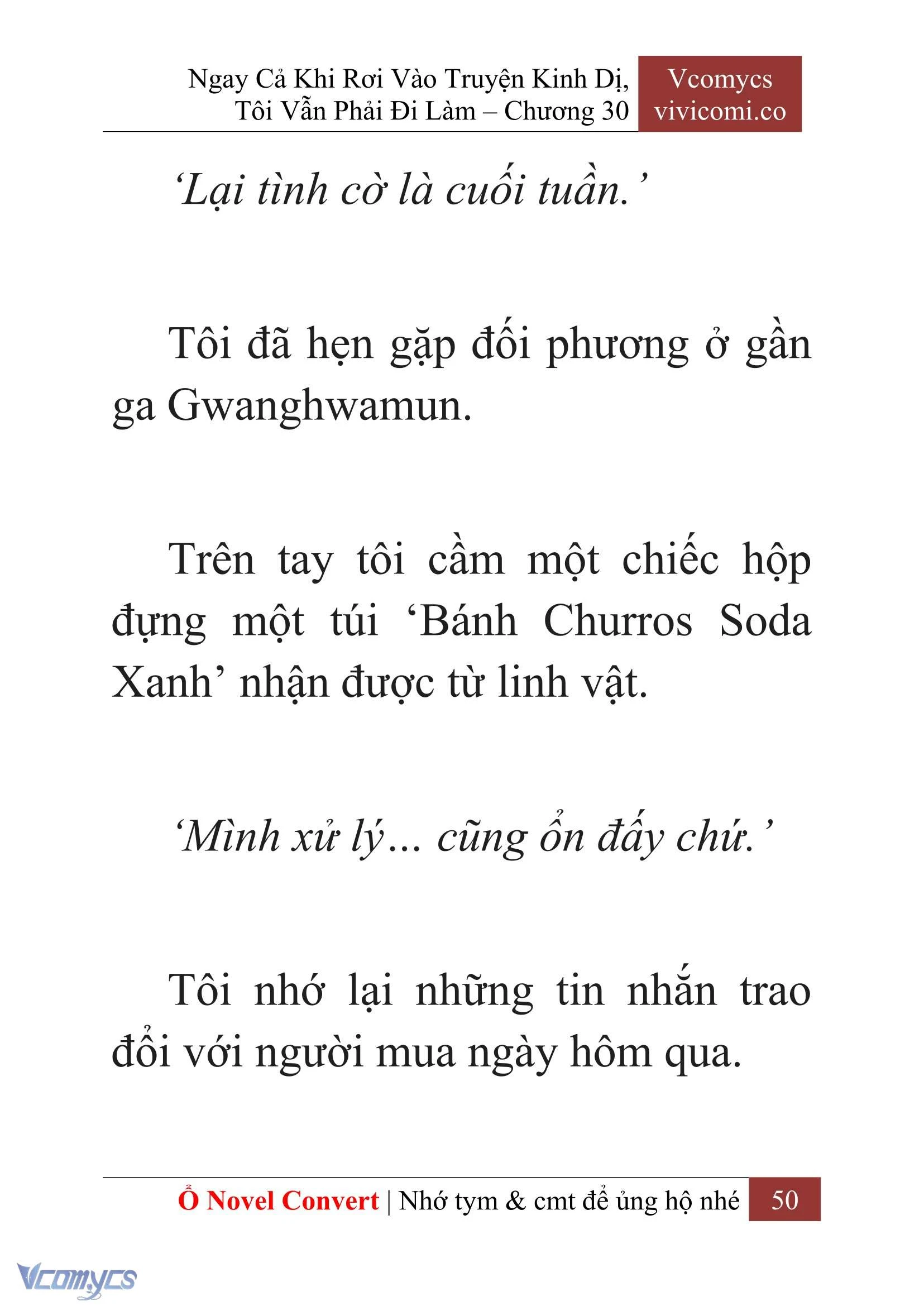 [Novel] Ngay Cả Khi Rơi Vào Truyện Kinh Dị, Tôi Vẫn Phải Đi Làm Chapter  30 - 52