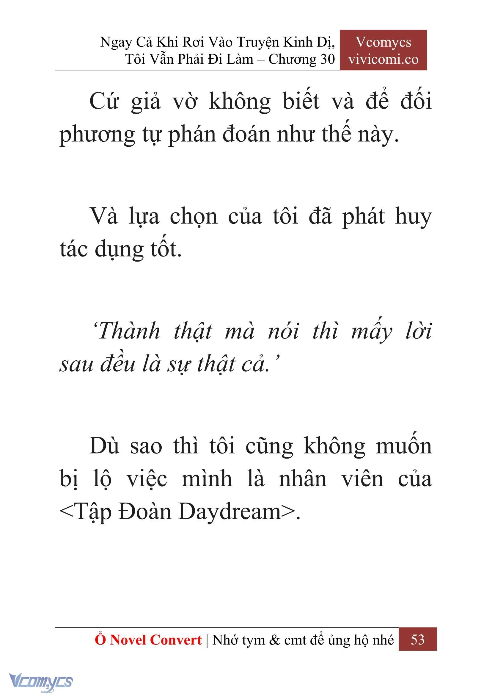 [Novel] Ngay Cả Khi Rơi Vào Truyện Kinh Dị, Tôi Vẫn Phải Đi Làm Chapter  30 - 55