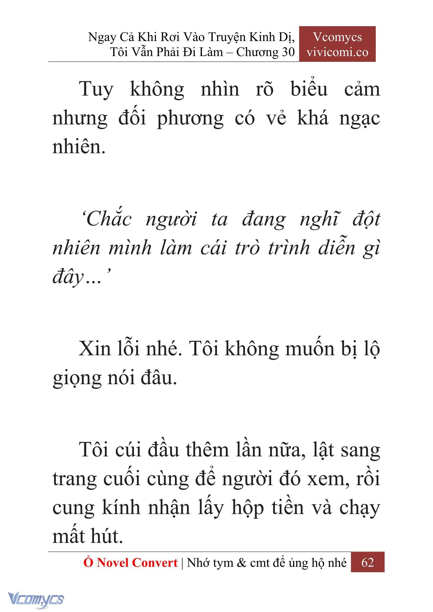[Novel] Ngay Cả Khi Rơi Vào Truyện Kinh Dị, Tôi Vẫn Phải Đi Làm Chapter  30 - 64