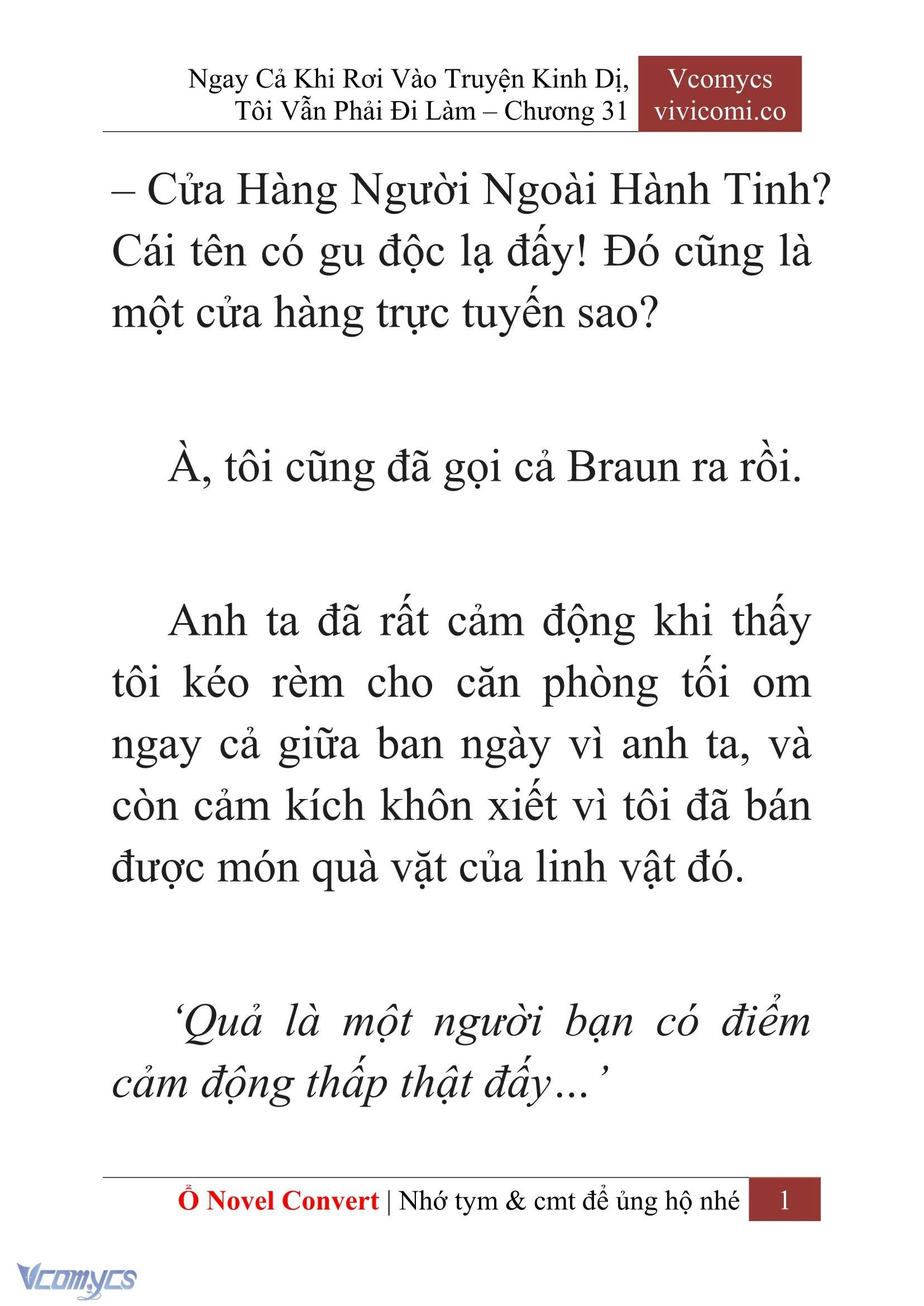 [Novel] Ngay Cả Khi Rơi Vào Truyện Kinh Dị, Tôi Vẫn Phải Đi Làm Chapter  31 - 3