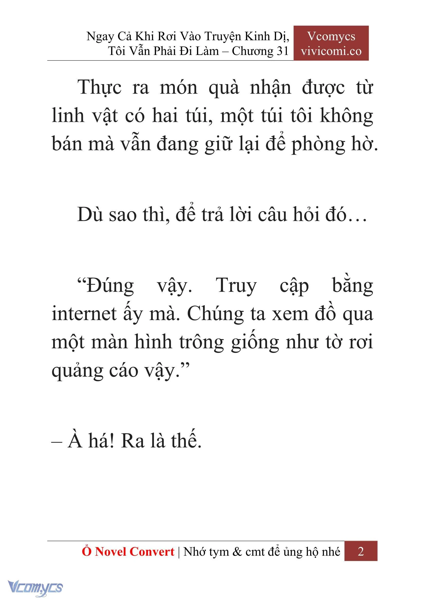 [Novel] Ngay Cả Khi Rơi Vào Truyện Kinh Dị, Tôi Vẫn Phải Đi Làm Chapter  31 - 4