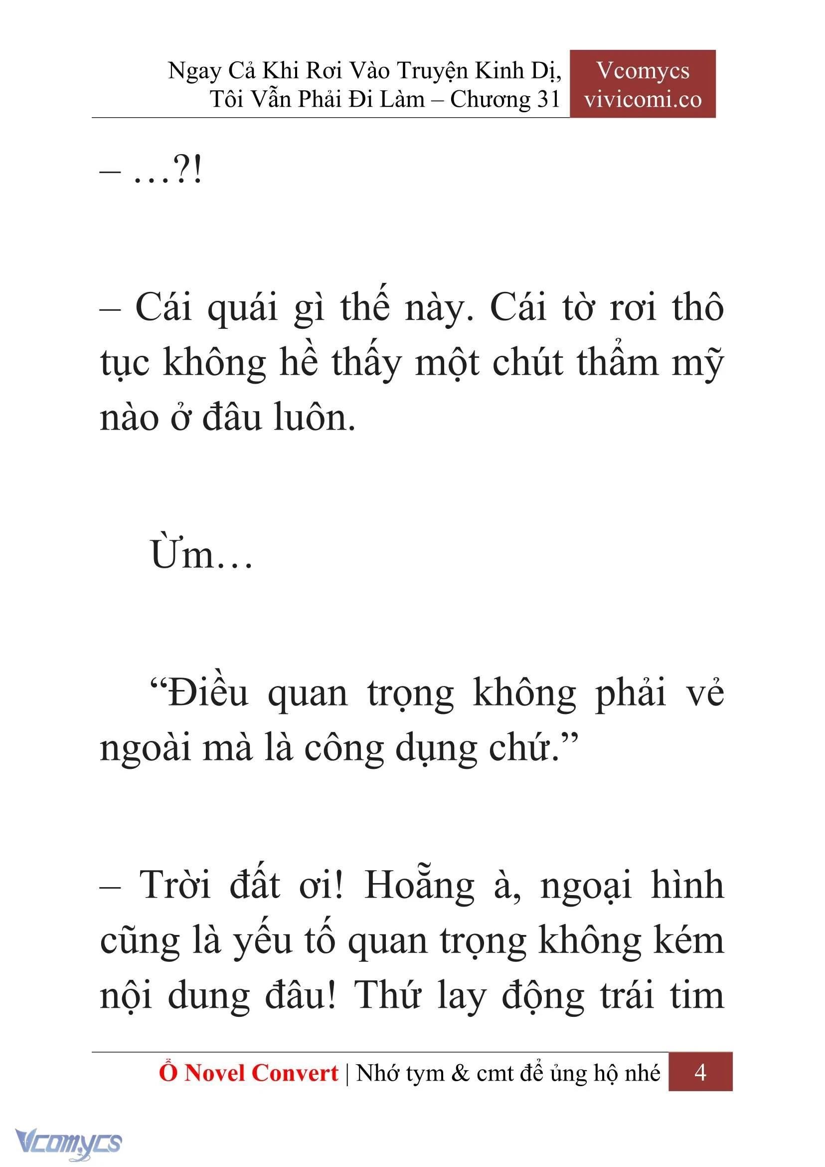 [Novel] Ngay Cả Khi Rơi Vào Truyện Kinh Dị, Tôi Vẫn Phải Đi Làm Chapter  31 - 6