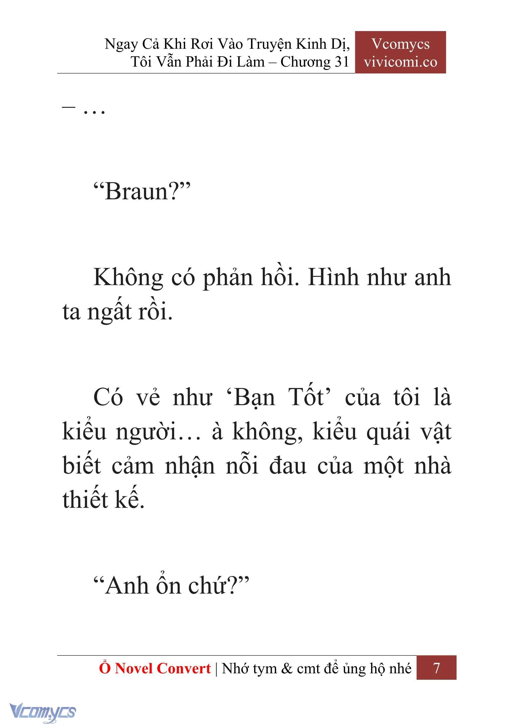 [Novel] Ngay Cả Khi Rơi Vào Truyện Kinh Dị, Tôi Vẫn Phải Đi Làm Chapter  31 - 9