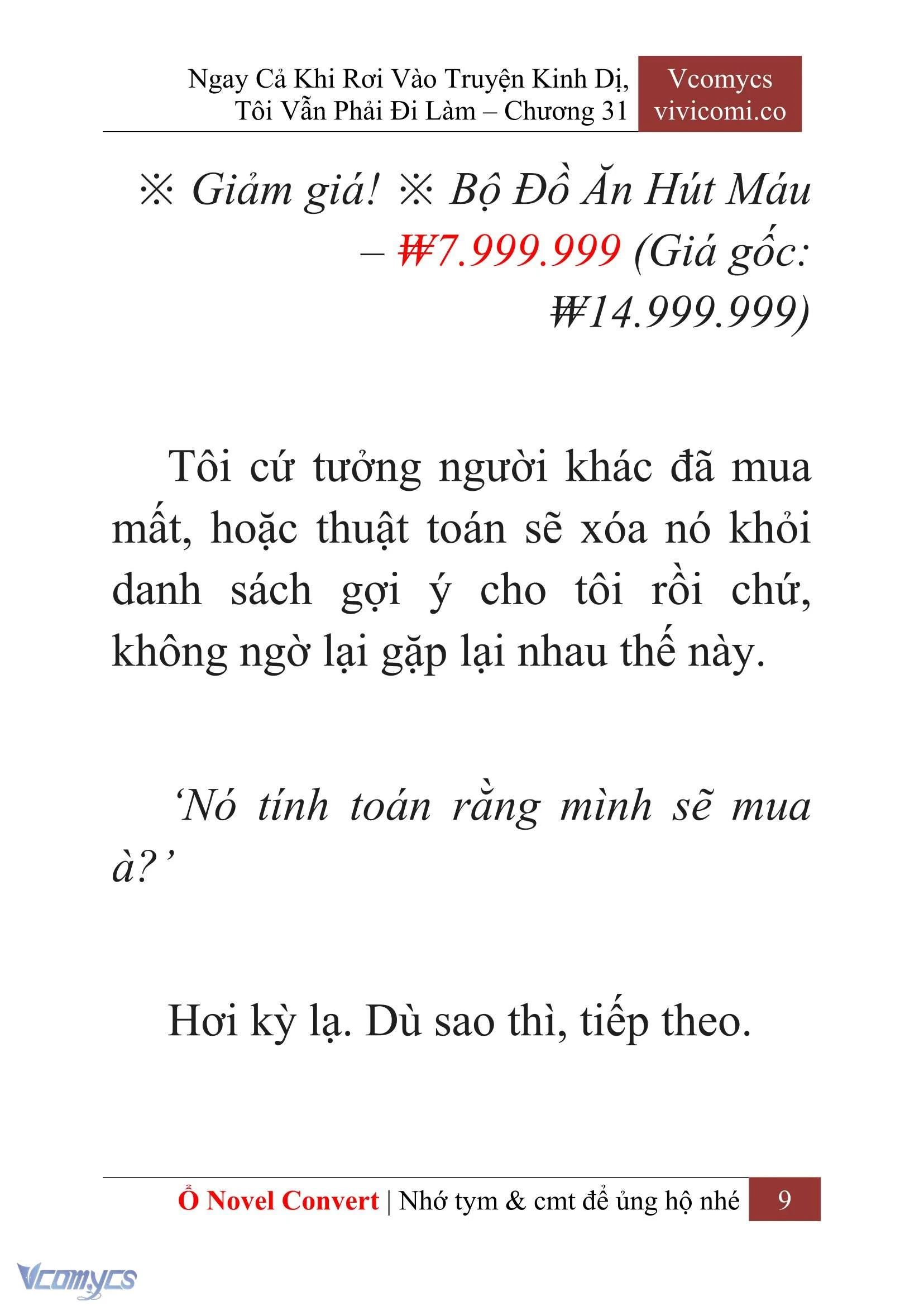 [Novel] Ngay Cả Khi Rơi Vào Truyện Kinh Dị, Tôi Vẫn Phải Đi Làm Chapter  31 - 11