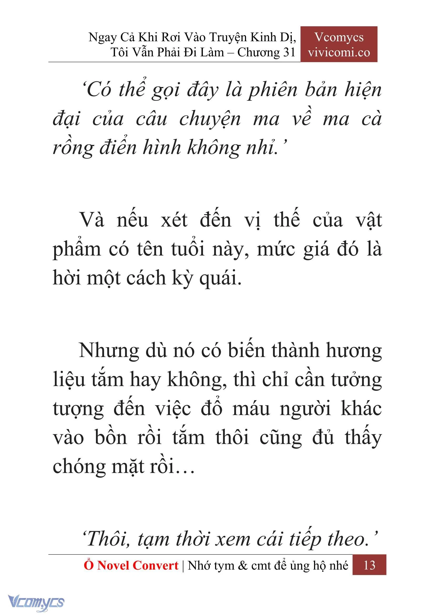 [Novel] Ngay Cả Khi Rơi Vào Truyện Kinh Dị, Tôi Vẫn Phải Đi Làm Chapter  31 - 15