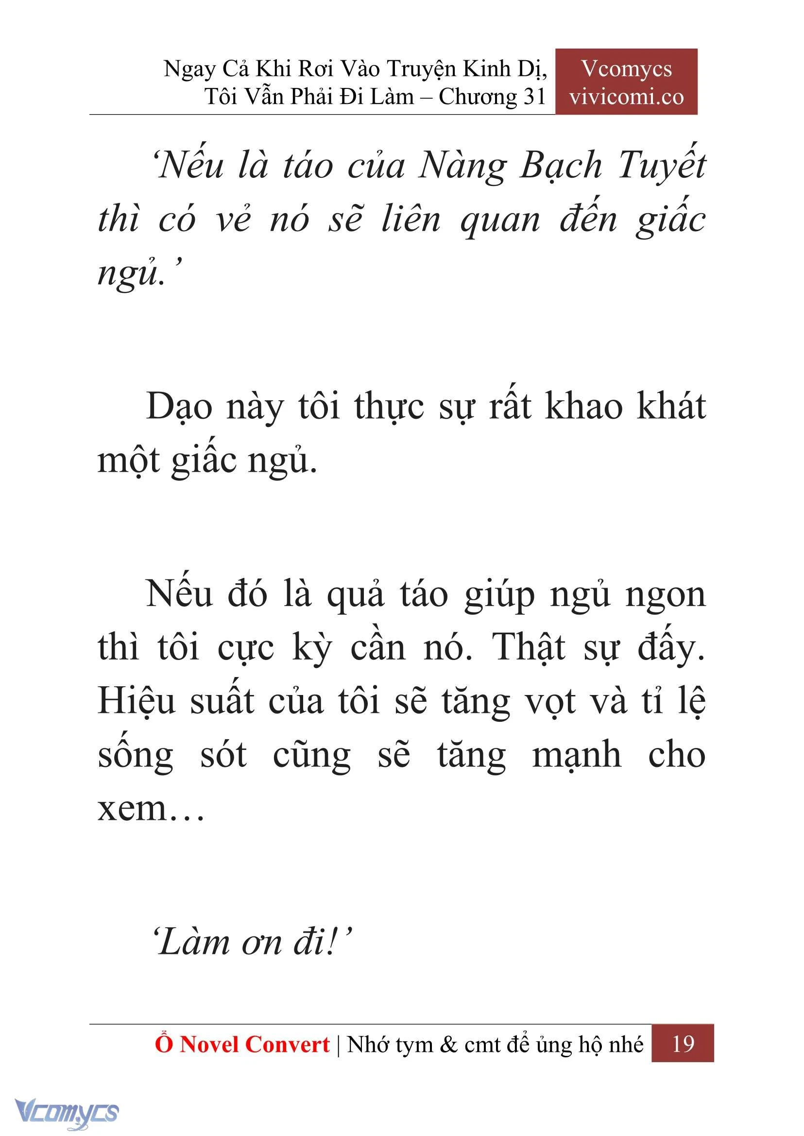 [Novel] Ngay Cả Khi Rơi Vào Truyện Kinh Dị, Tôi Vẫn Phải Đi Làm Chapter  31 - 21