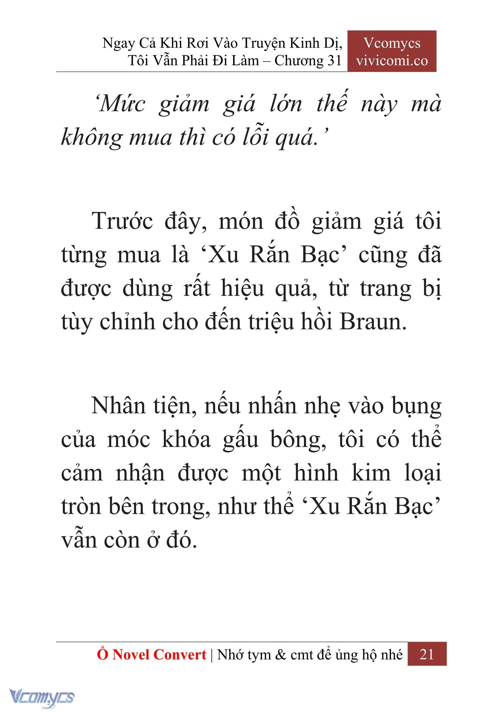 [Novel] Ngay Cả Khi Rơi Vào Truyện Kinh Dị, Tôi Vẫn Phải Đi Làm Chapter  31 - 23