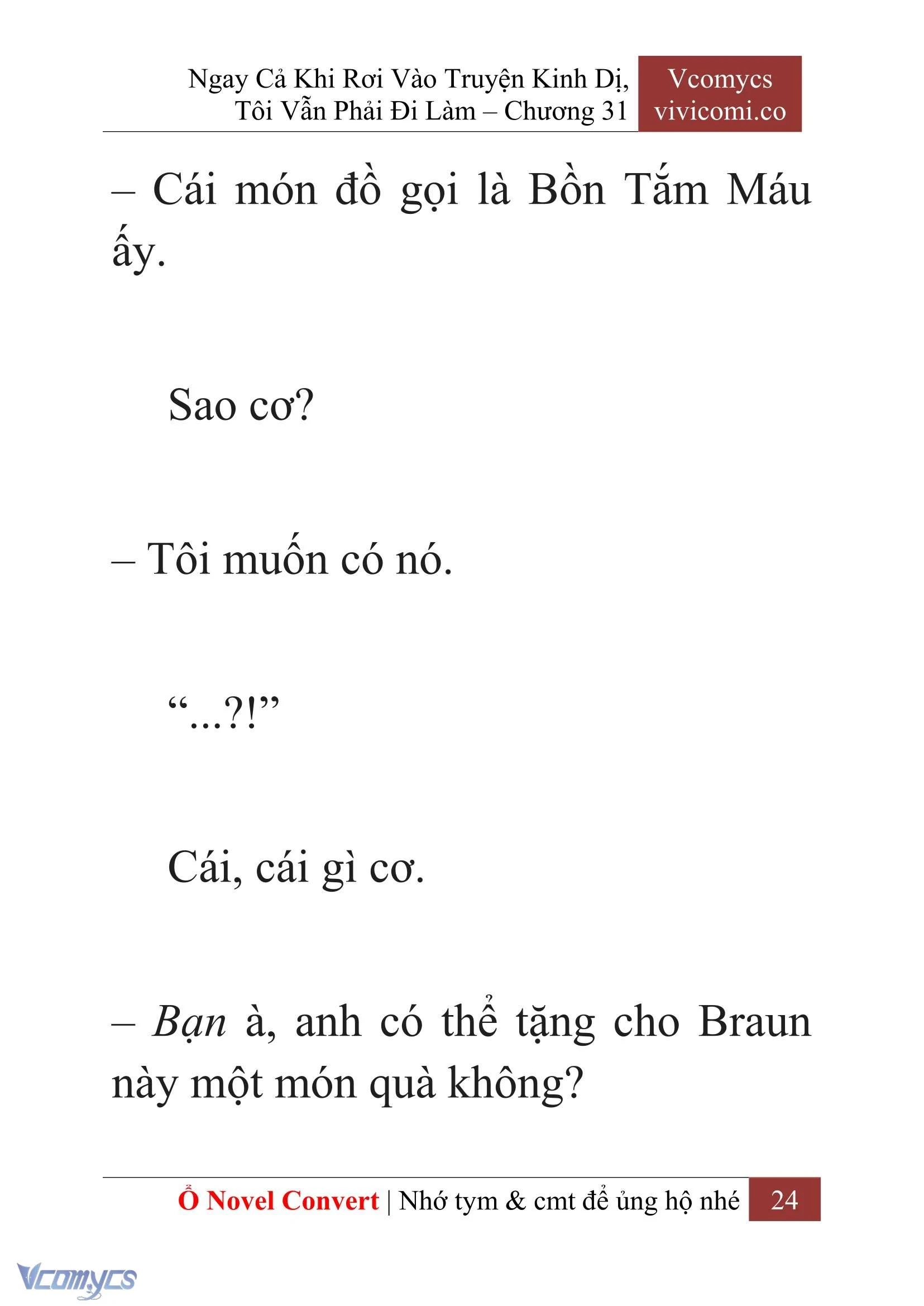 [Novel] Ngay Cả Khi Rơi Vào Truyện Kinh Dị, Tôi Vẫn Phải Đi Làm Chapter  31 - 26