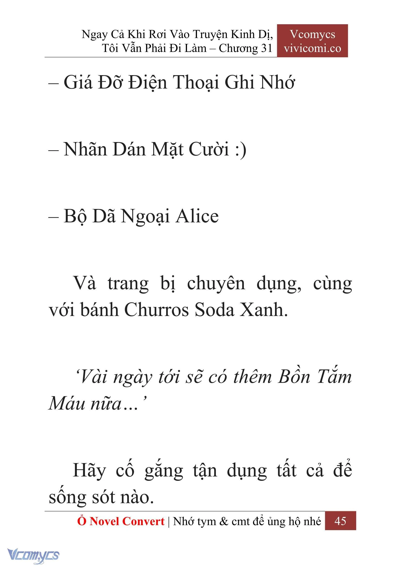 [Novel] Ngay Cả Khi Rơi Vào Truyện Kinh Dị, Tôi Vẫn Phải Đi Làm Chapter  31 - 47