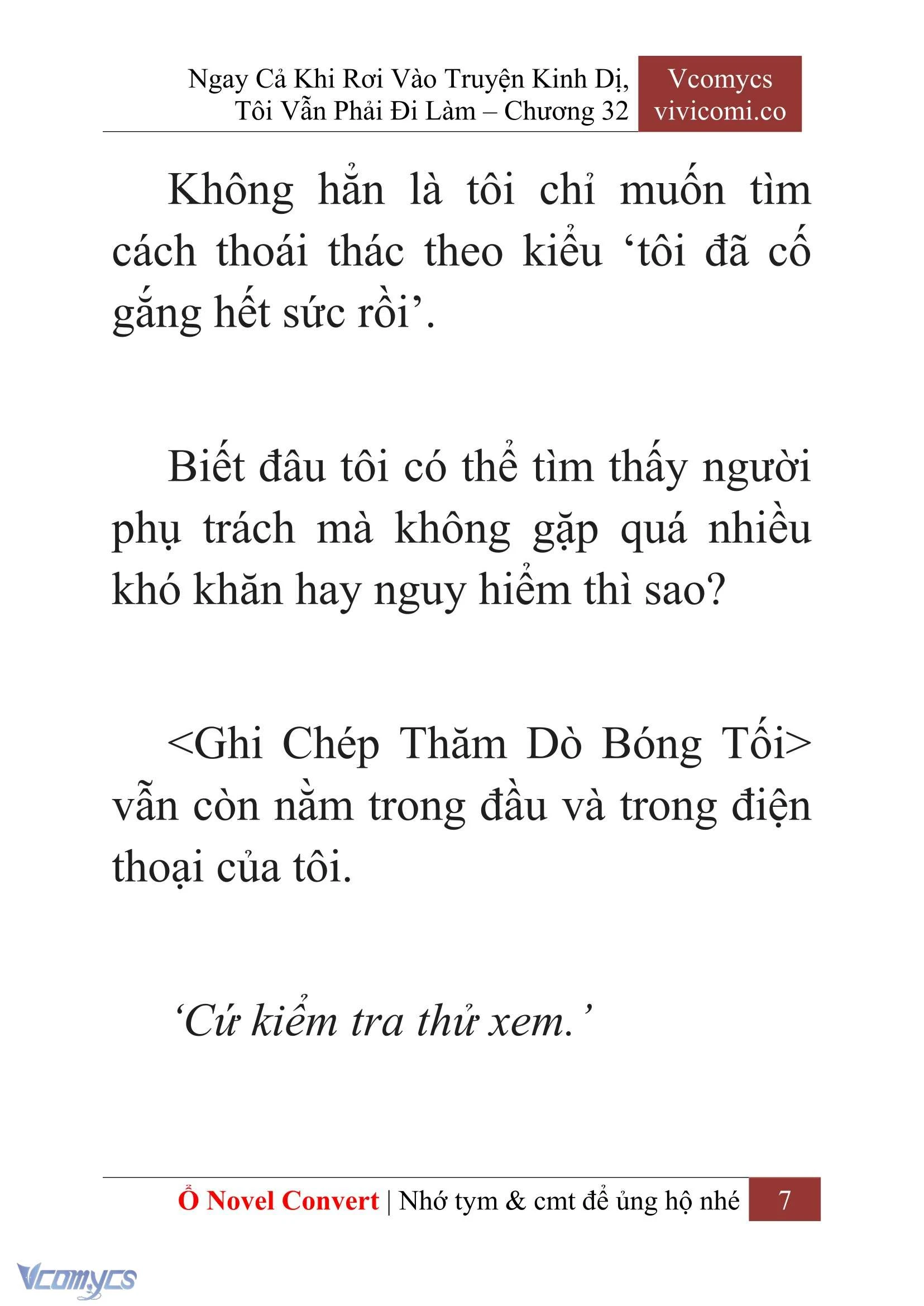 [Novel] Ngay Cả Khi Rơi Vào Truyện Kinh Dị, Tôi Vẫn Phải Đi Làm Chapter  32 - 9