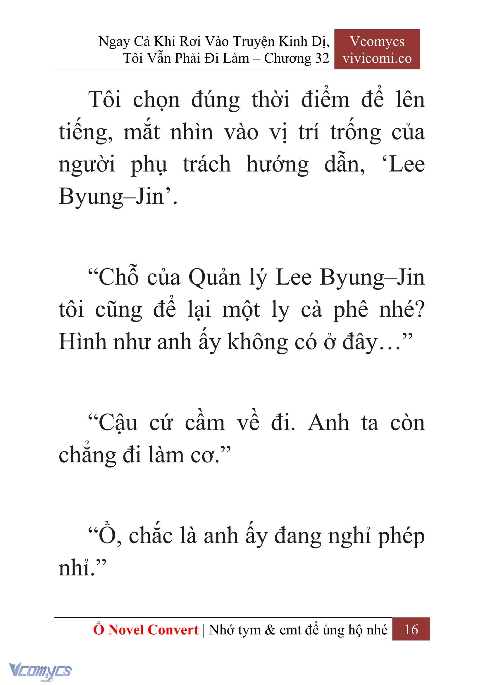 [Novel] Ngay Cả Khi Rơi Vào Truyện Kinh Dị, Tôi Vẫn Phải Đi Làm Chapter  32 - 18