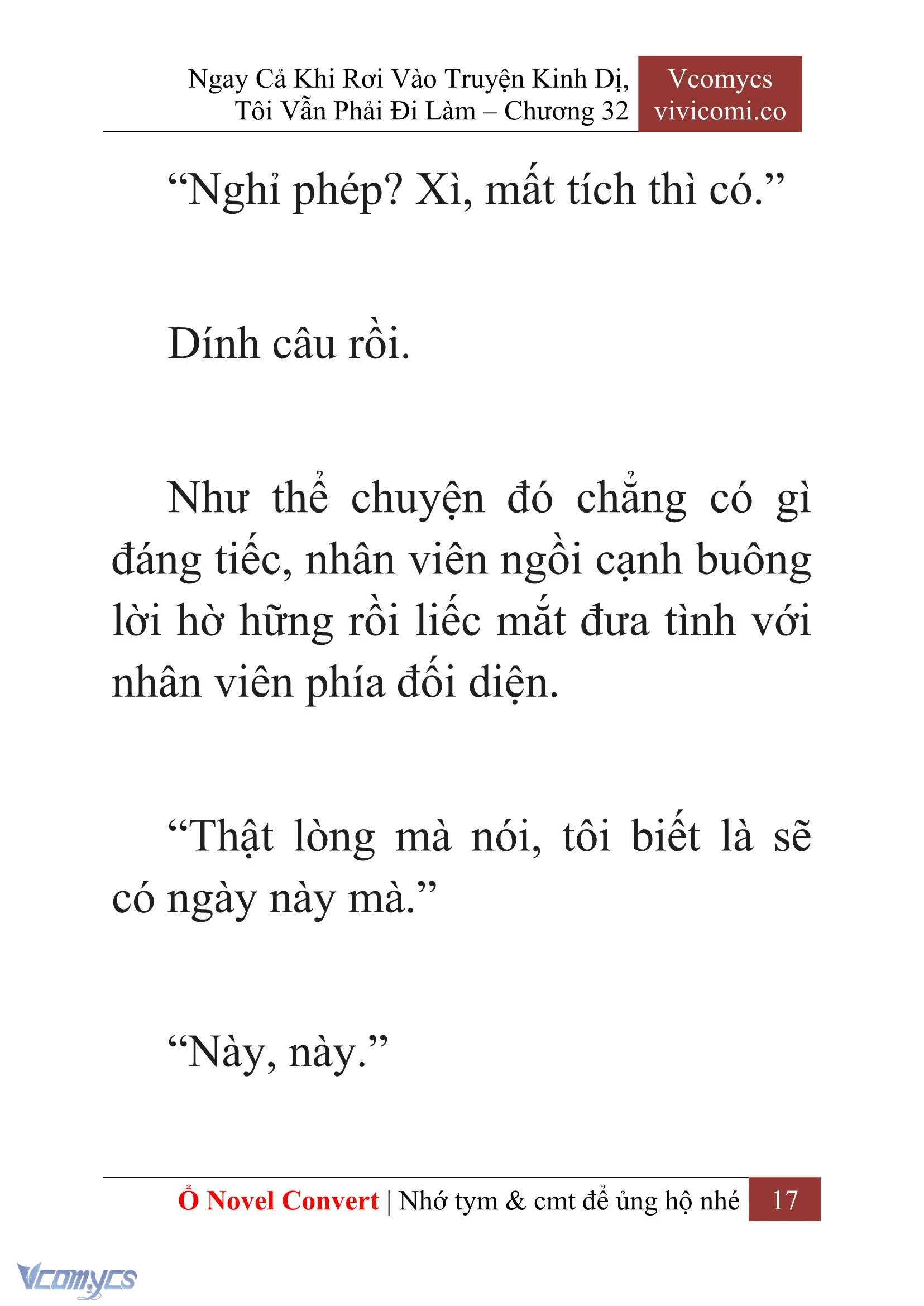 [Novel] Ngay Cả Khi Rơi Vào Truyện Kinh Dị, Tôi Vẫn Phải Đi Làm Chapter  32 - 19
