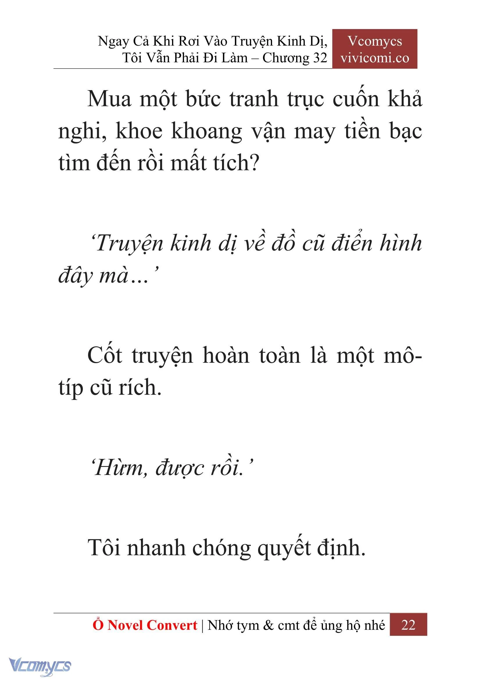 [Novel] Ngay Cả Khi Rơi Vào Truyện Kinh Dị, Tôi Vẫn Phải Đi Làm Chapter  32 - 24
