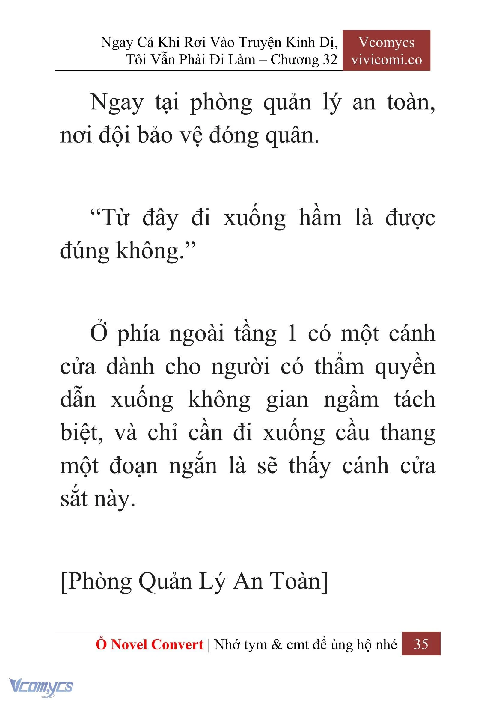 [Novel] Ngay Cả Khi Rơi Vào Truyện Kinh Dị, Tôi Vẫn Phải Đi Làm Chapter  32 - 37