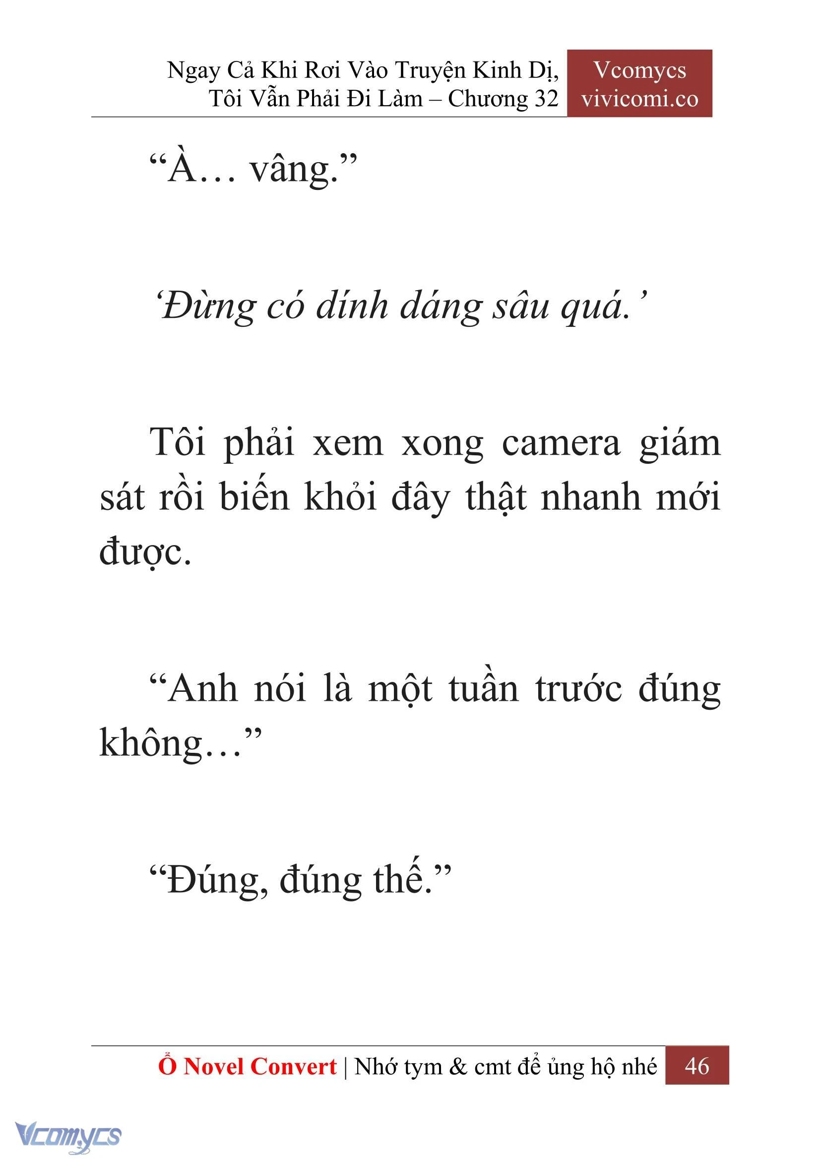 [Novel] Ngay Cả Khi Rơi Vào Truyện Kinh Dị, Tôi Vẫn Phải Đi Làm Chapter  32 - 48