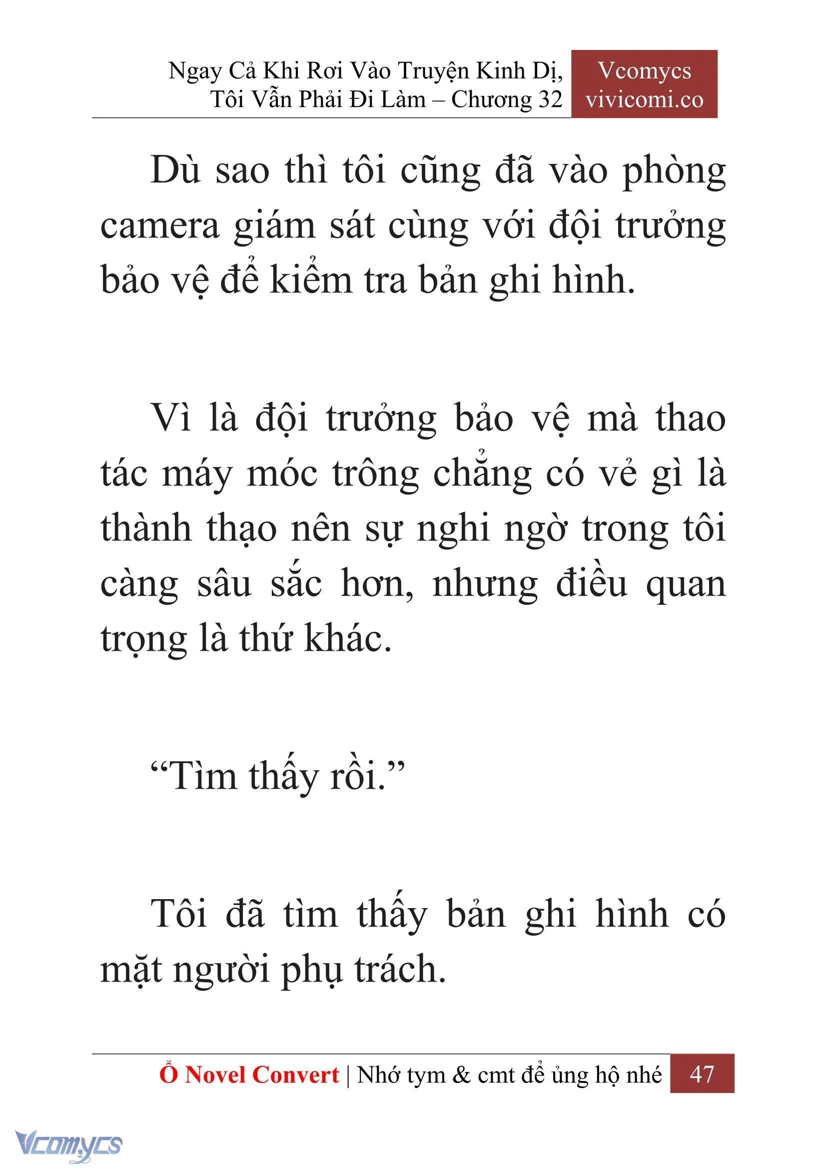 [Novel] Ngay Cả Khi Rơi Vào Truyện Kinh Dị, Tôi Vẫn Phải Đi Làm Chapter  32 - 49