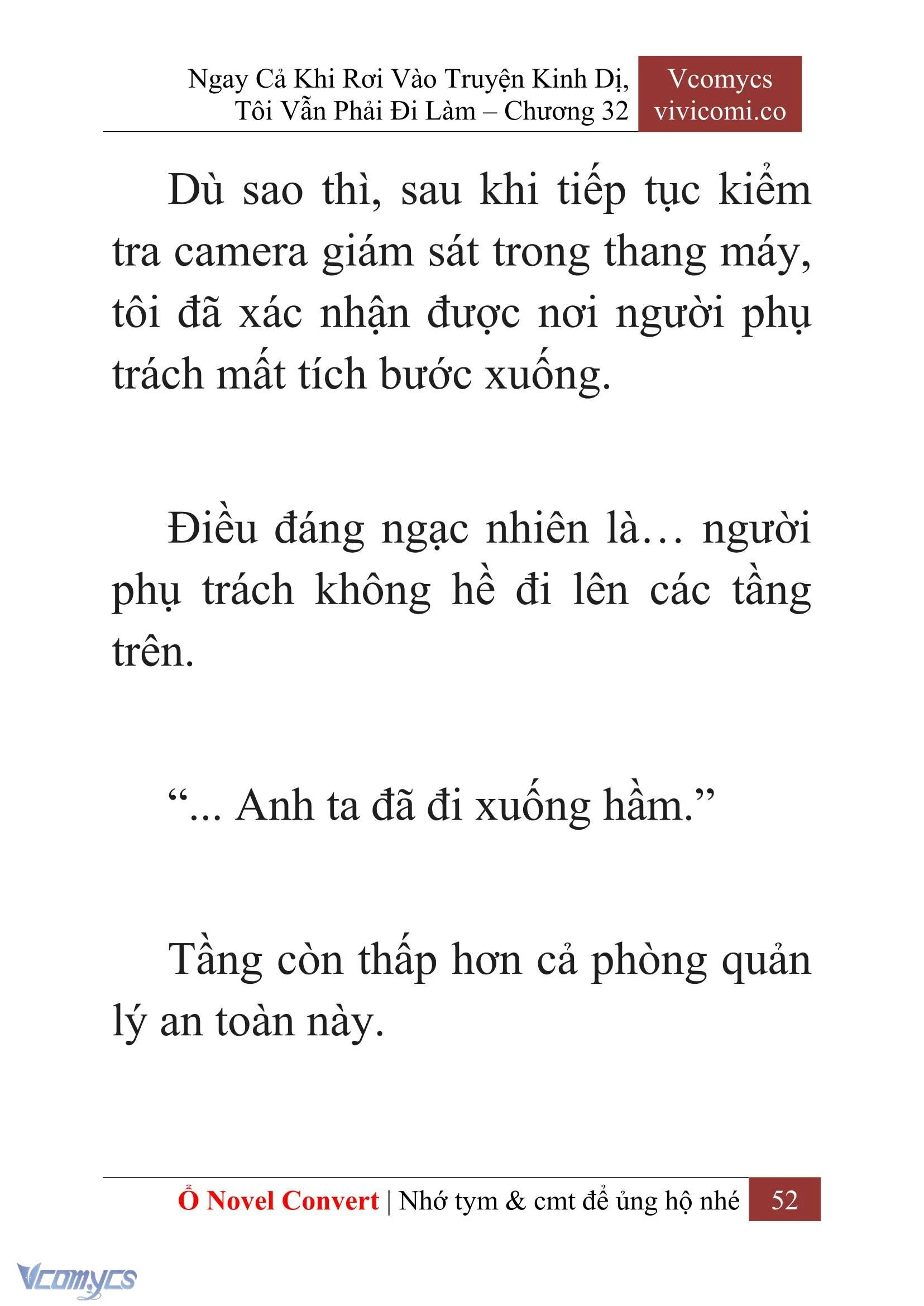 [Novel] Ngay Cả Khi Rơi Vào Truyện Kinh Dị, Tôi Vẫn Phải Đi Làm Chapter  32 - 54