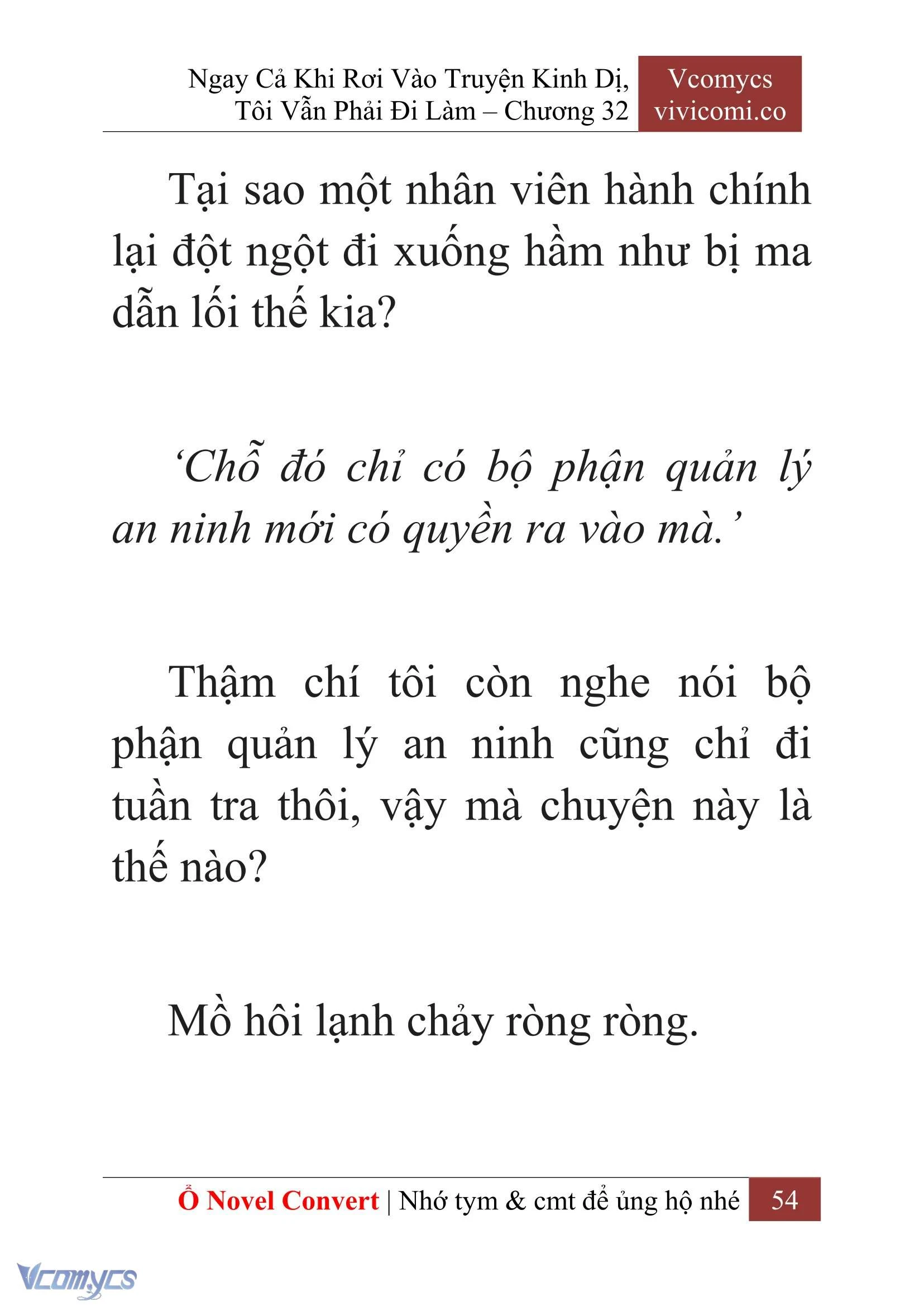 [Novel] Ngay Cả Khi Rơi Vào Truyện Kinh Dị, Tôi Vẫn Phải Đi Làm Chapter  32 - 56