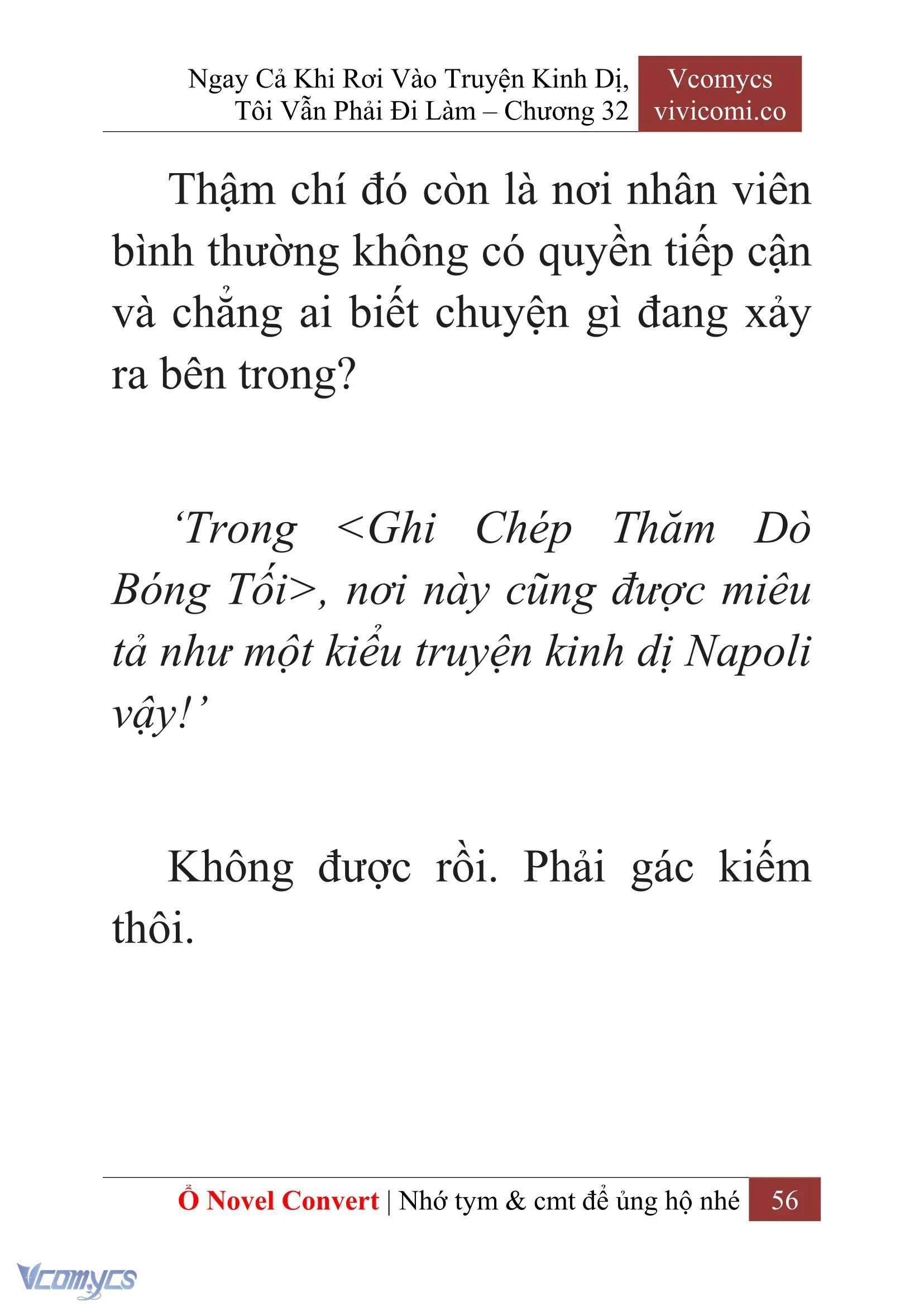 [Novel] Ngay Cả Khi Rơi Vào Truyện Kinh Dị, Tôi Vẫn Phải Đi Làm Chapter  32 - 58