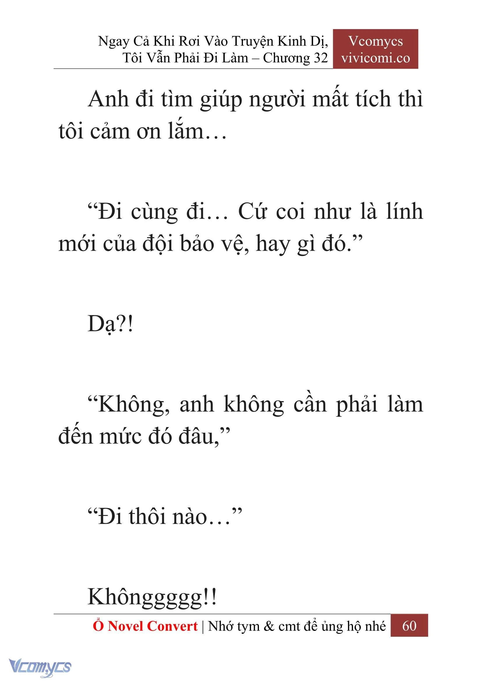 [Novel] Ngay Cả Khi Rơi Vào Truyện Kinh Dị, Tôi Vẫn Phải Đi Làm Chapter  32 - 62