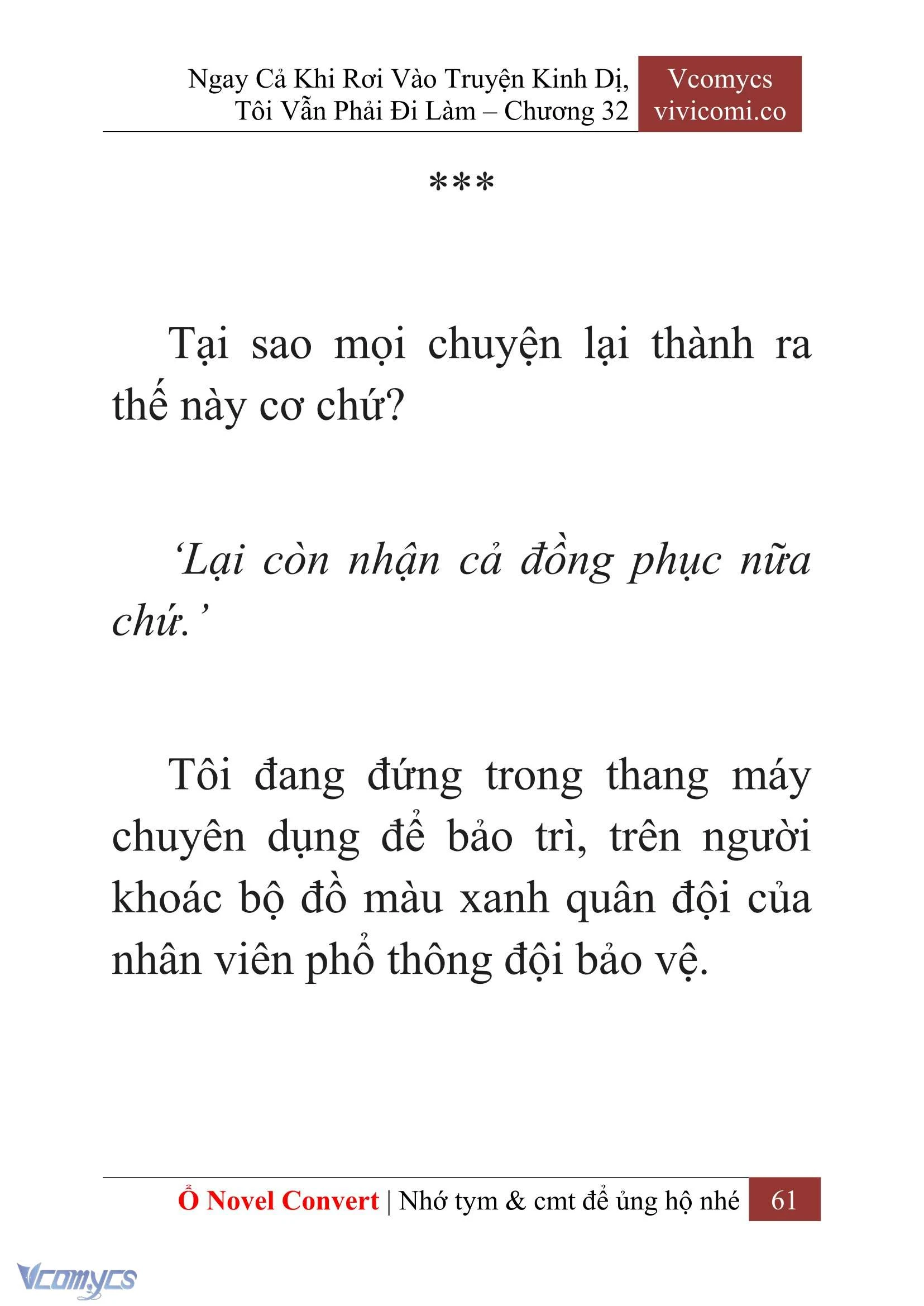 [Novel] Ngay Cả Khi Rơi Vào Truyện Kinh Dị, Tôi Vẫn Phải Đi Làm Chapter  32 - 63