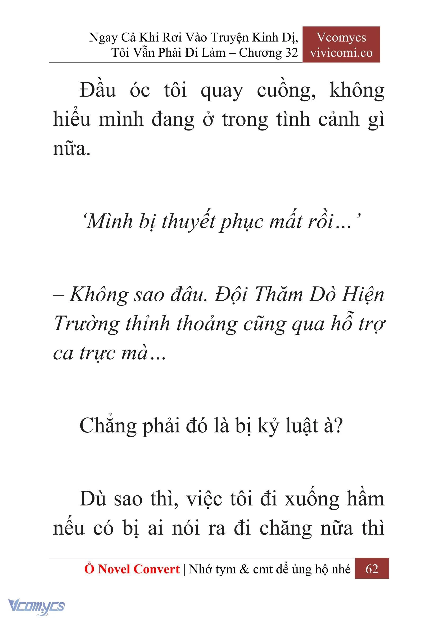 [Novel] Ngay Cả Khi Rơi Vào Truyện Kinh Dị, Tôi Vẫn Phải Đi Làm Chapter  32 - 64