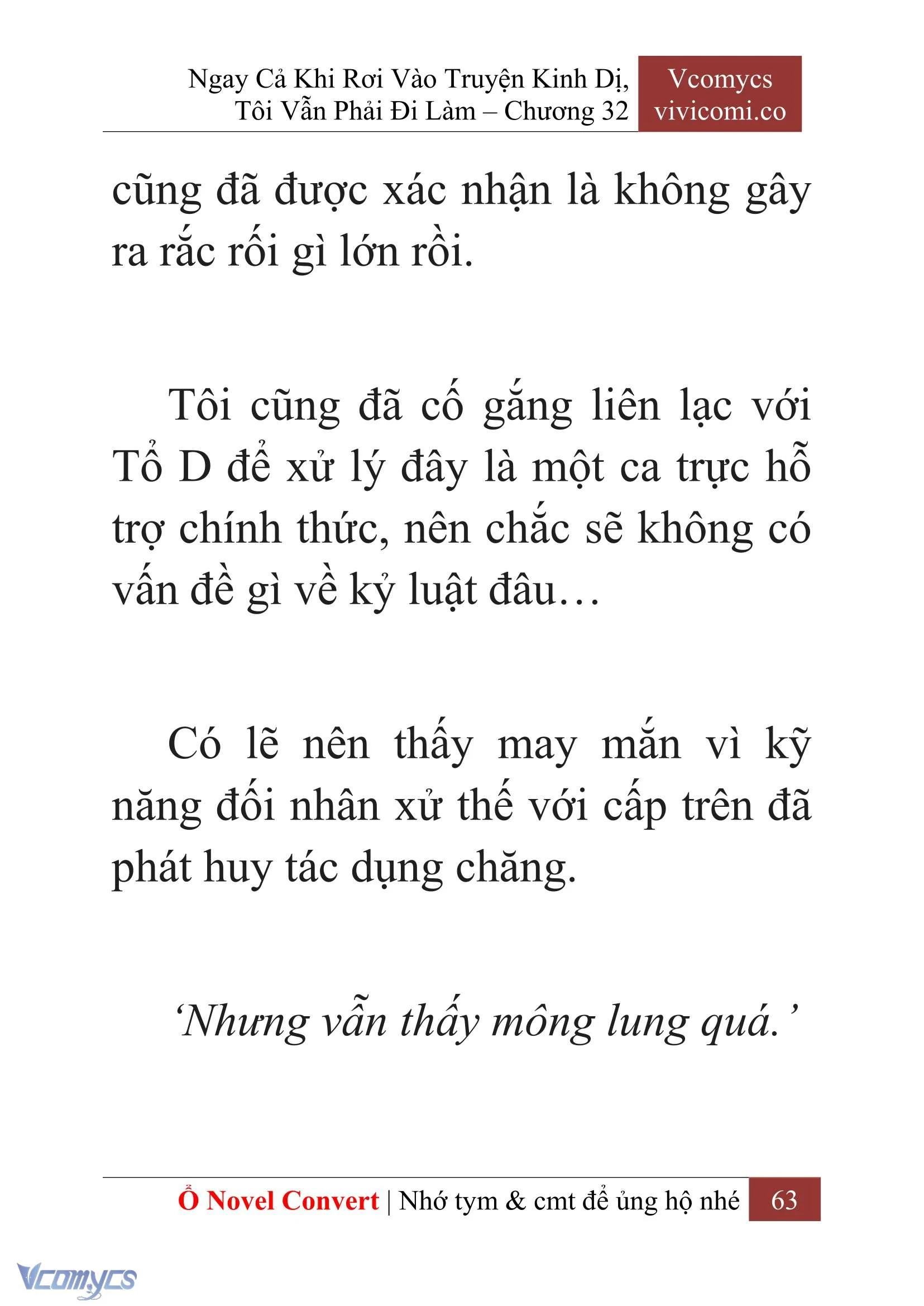 [Novel] Ngay Cả Khi Rơi Vào Truyện Kinh Dị, Tôi Vẫn Phải Đi Làm Chapter  32 - 65