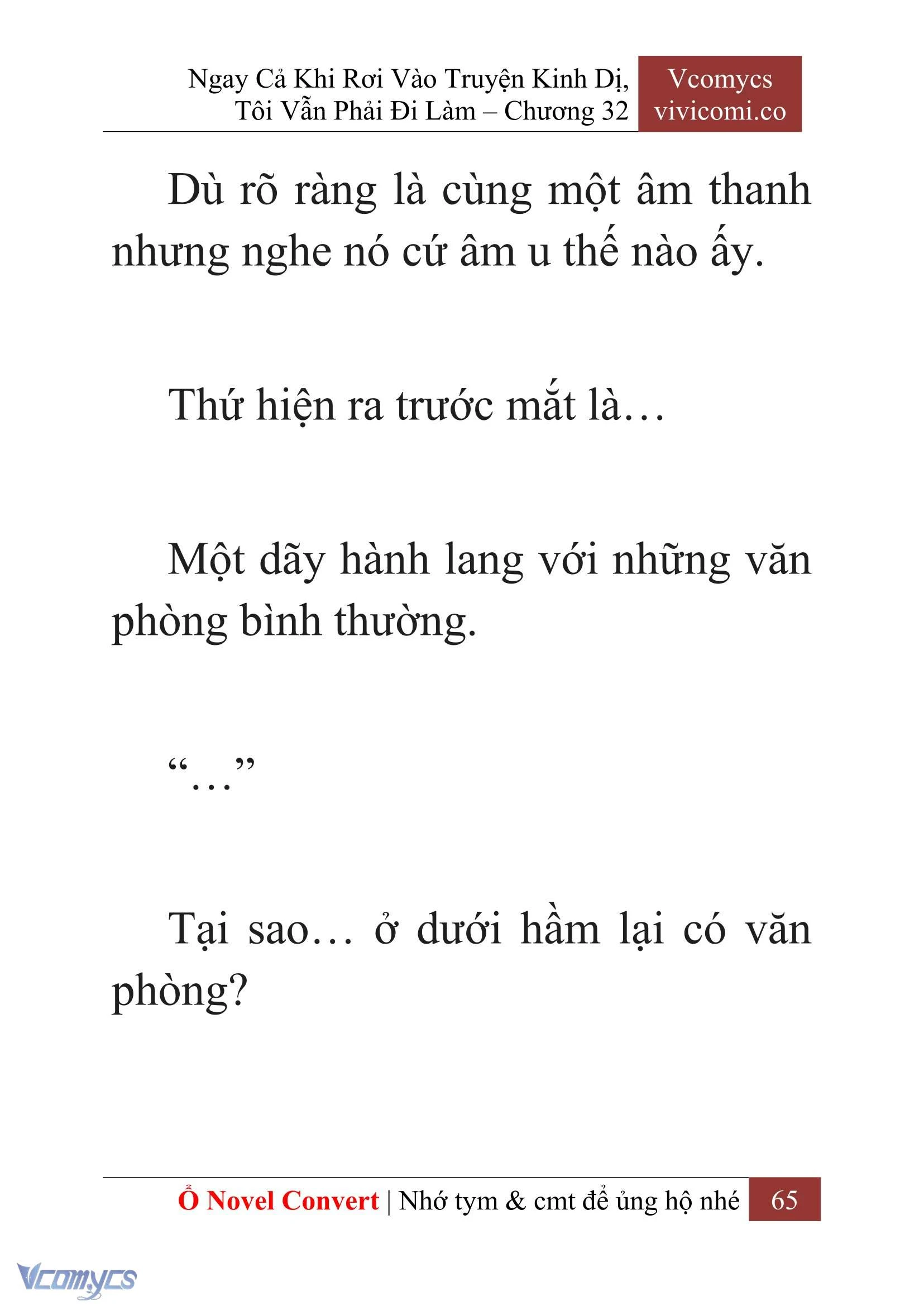 [Novel] Ngay Cả Khi Rơi Vào Truyện Kinh Dị, Tôi Vẫn Phải Đi Làm Chapter  32 - 67