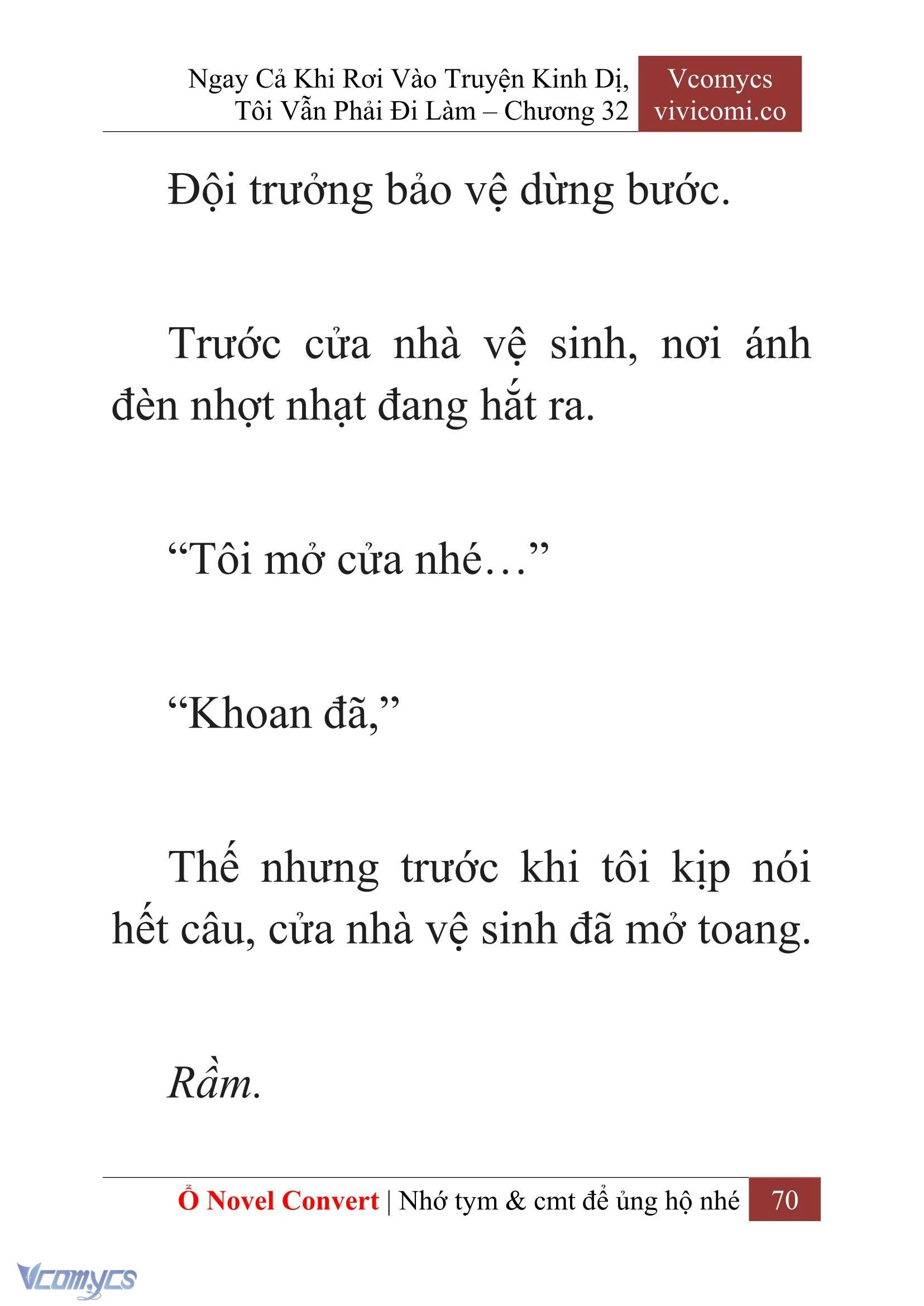 [Novel] Ngay Cả Khi Rơi Vào Truyện Kinh Dị, Tôi Vẫn Phải Đi Làm Chapter  32 - 72