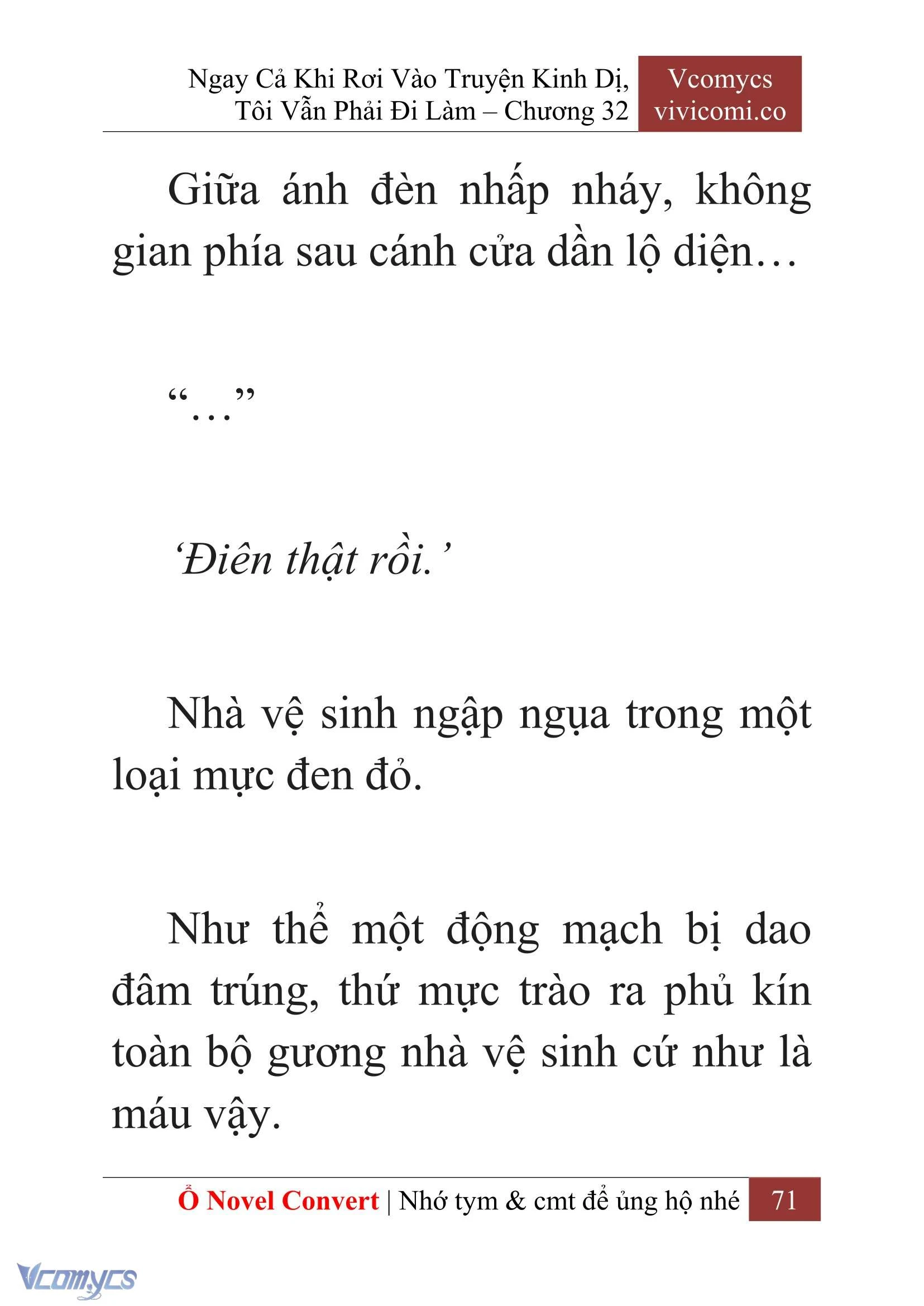 [Novel] Ngay Cả Khi Rơi Vào Truyện Kinh Dị, Tôi Vẫn Phải Đi Làm Chapter  32 - 73