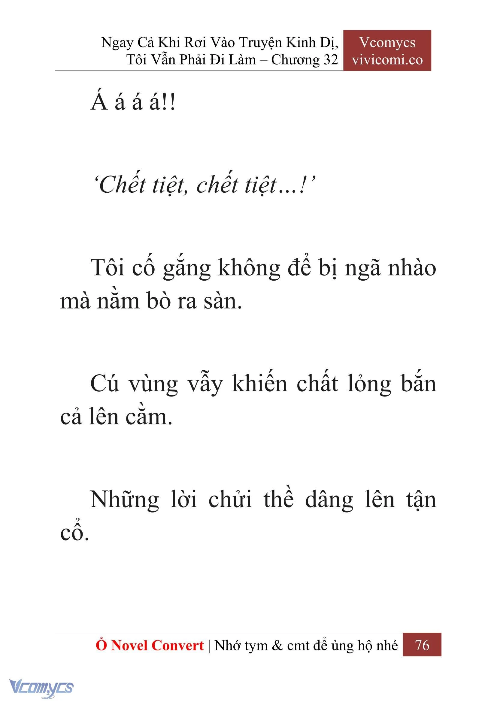 [Novel] Ngay Cả Khi Rơi Vào Truyện Kinh Dị, Tôi Vẫn Phải Đi Làm Chapter  32 - 78