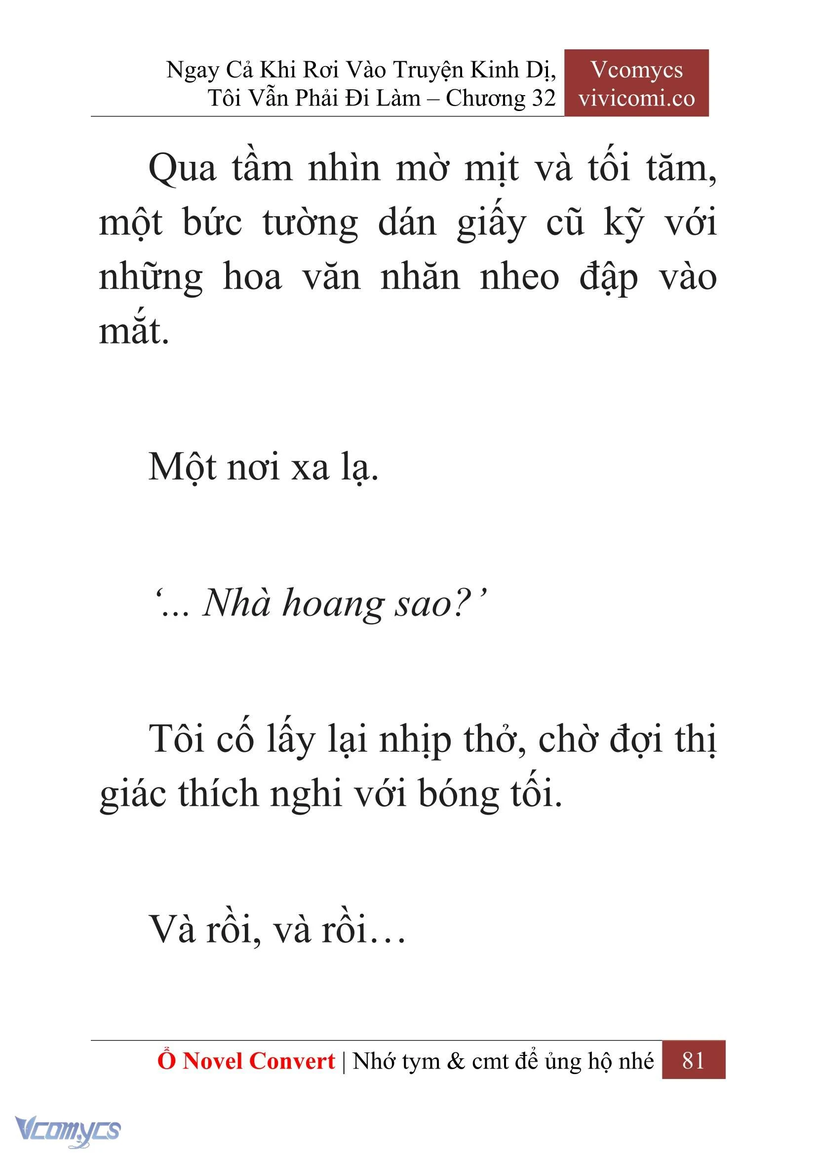 [Novel] Ngay Cả Khi Rơi Vào Truyện Kinh Dị, Tôi Vẫn Phải Đi Làm Chapter  32 - 83