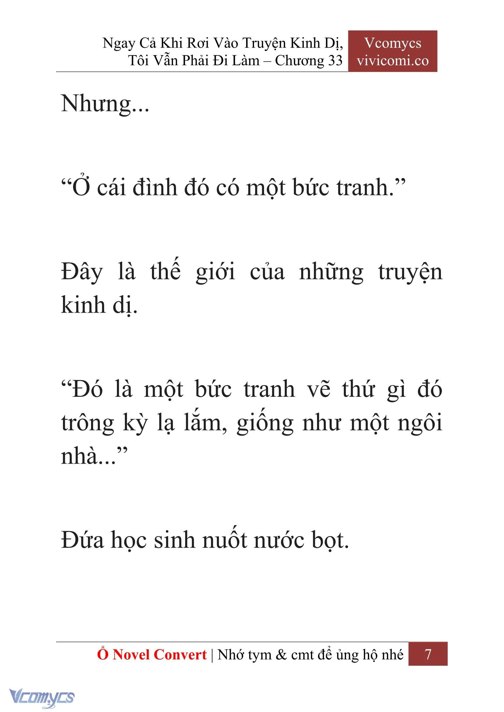 [Novel] Ngay Cả Khi Rơi Vào Truyện Kinh Dị, Tôi Vẫn Phải Đi Làm Chapter  33 - 9