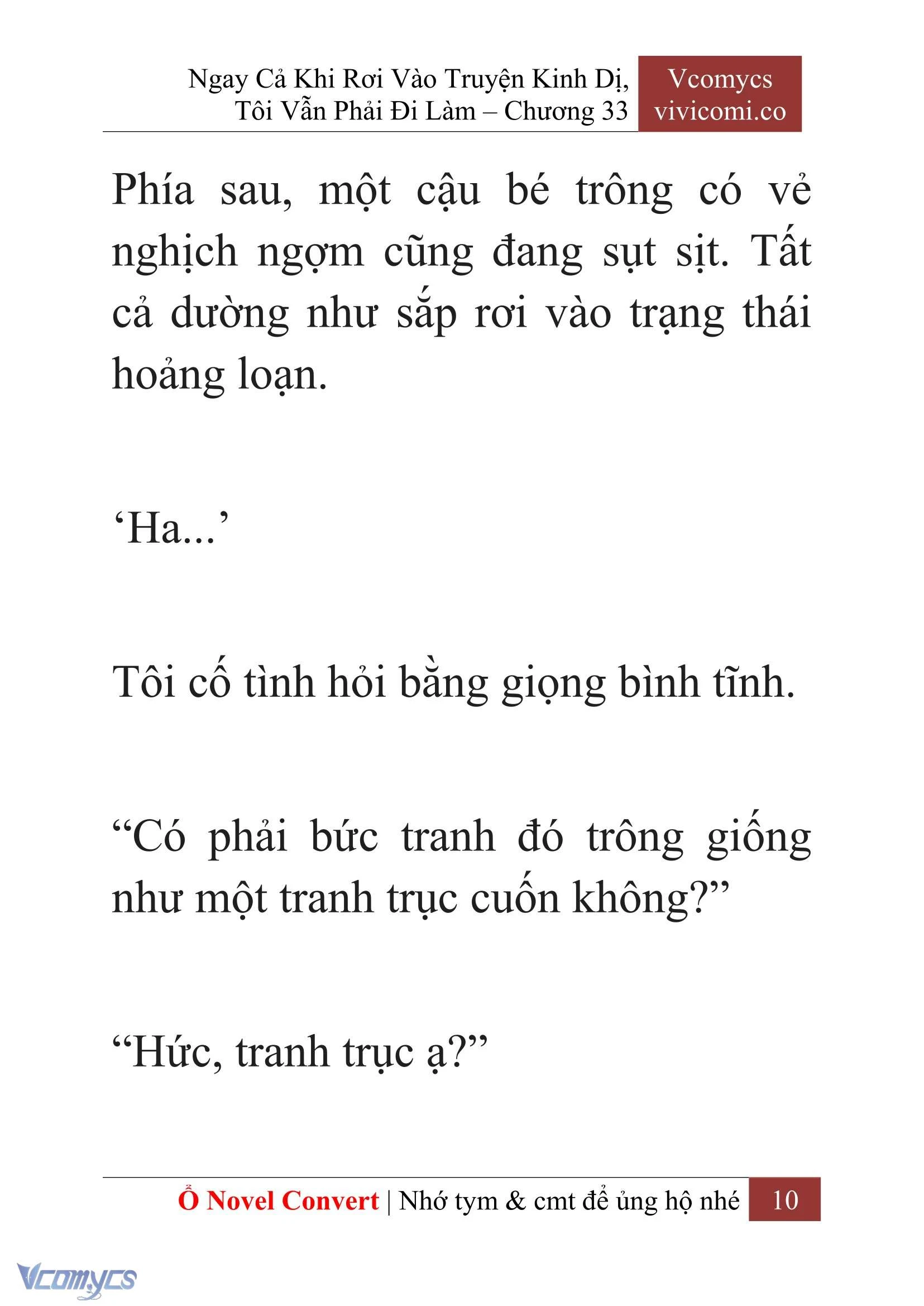 [Novel] Ngay Cả Khi Rơi Vào Truyện Kinh Dị, Tôi Vẫn Phải Đi Làm Chapter  33 - 12
