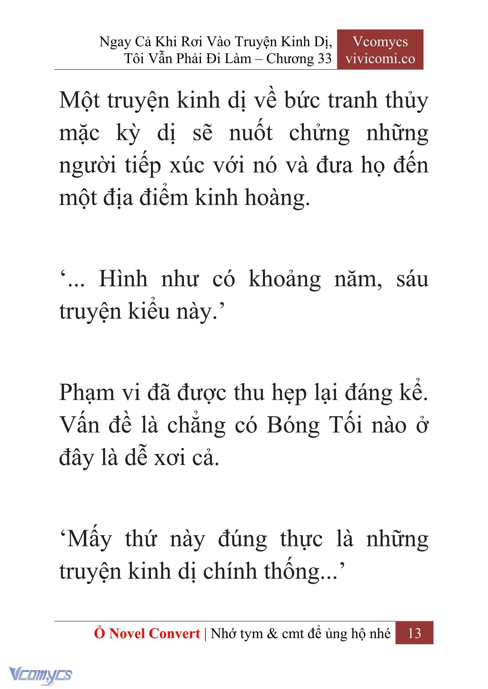 [Novel] Ngay Cả Khi Rơi Vào Truyện Kinh Dị, Tôi Vẫn Phải Đi Làm Chapter  33 - 15