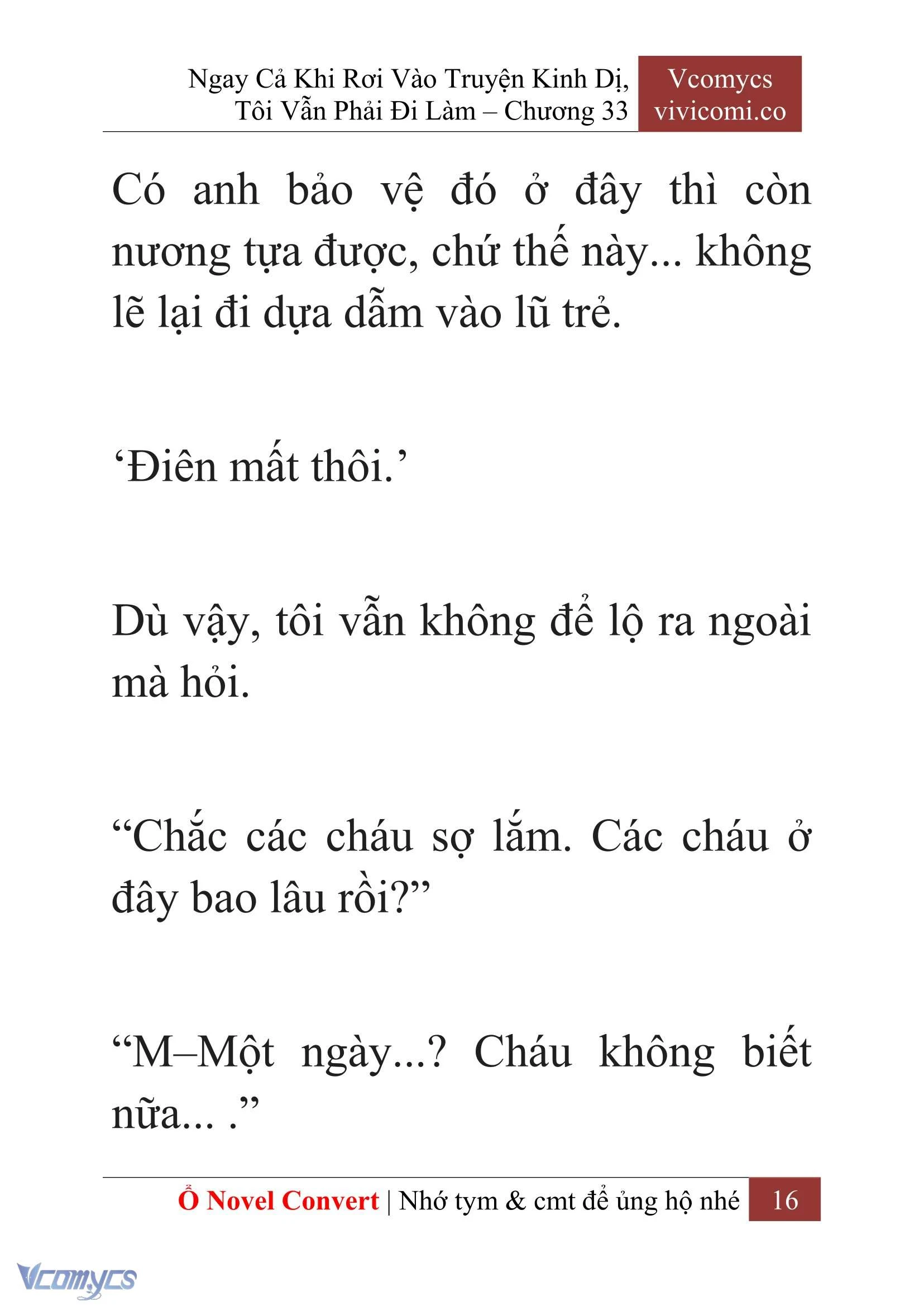 [Novel] Ngay Cả Khi Rơi Vào Truyện Kinh Dị, Tôi Vẫn Phải Đi Làm Chapter  33 - 18