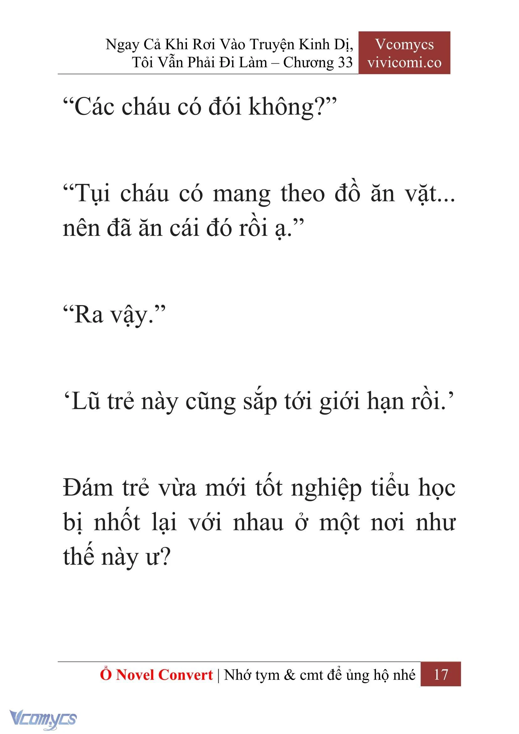 [Novel] Ngay Cả Khi Rơi Vào Truyện Kinh Dị, Tôi Vẫn Phải Đi Làm Chapter  33 - 19