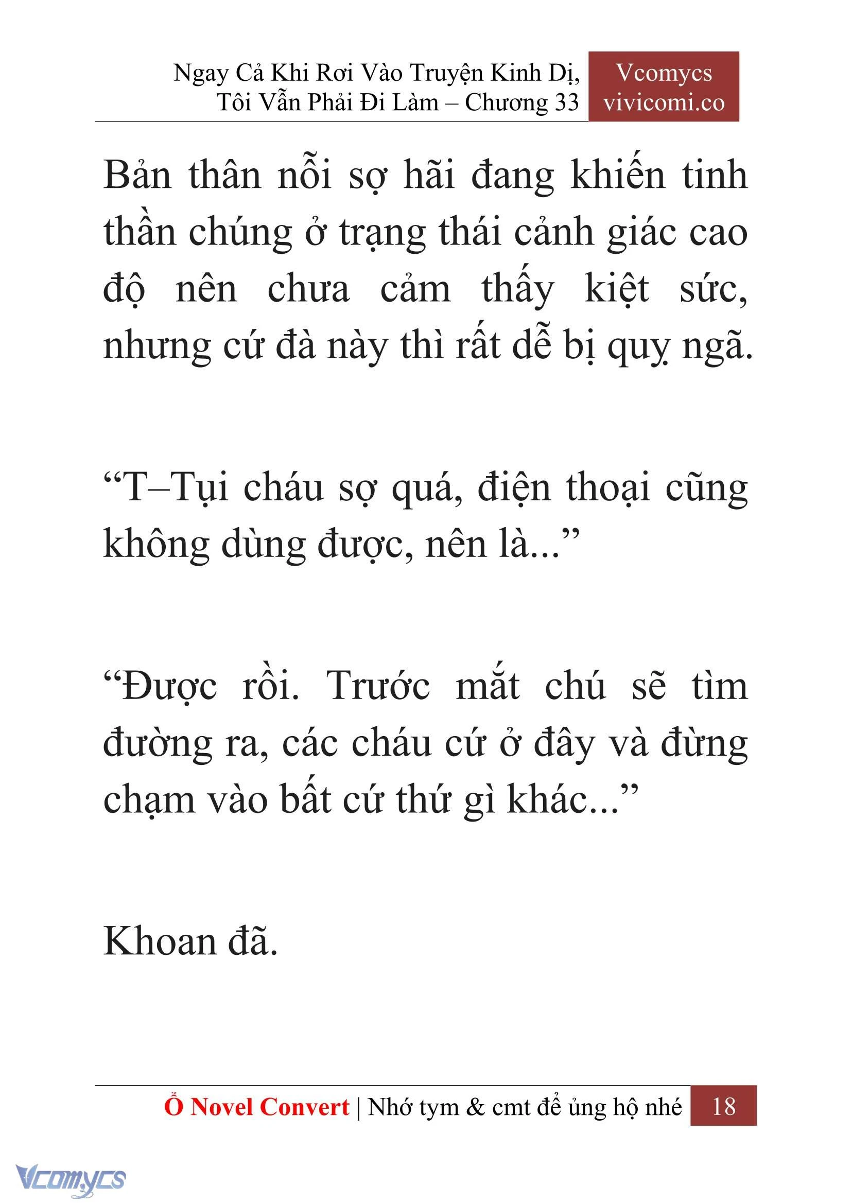 [Novel] Ngay Cả Khi Rơi Vào Truyện Kinh Dị, Tôi Vẫn Phải Đi Làm Chapter  33 - 20