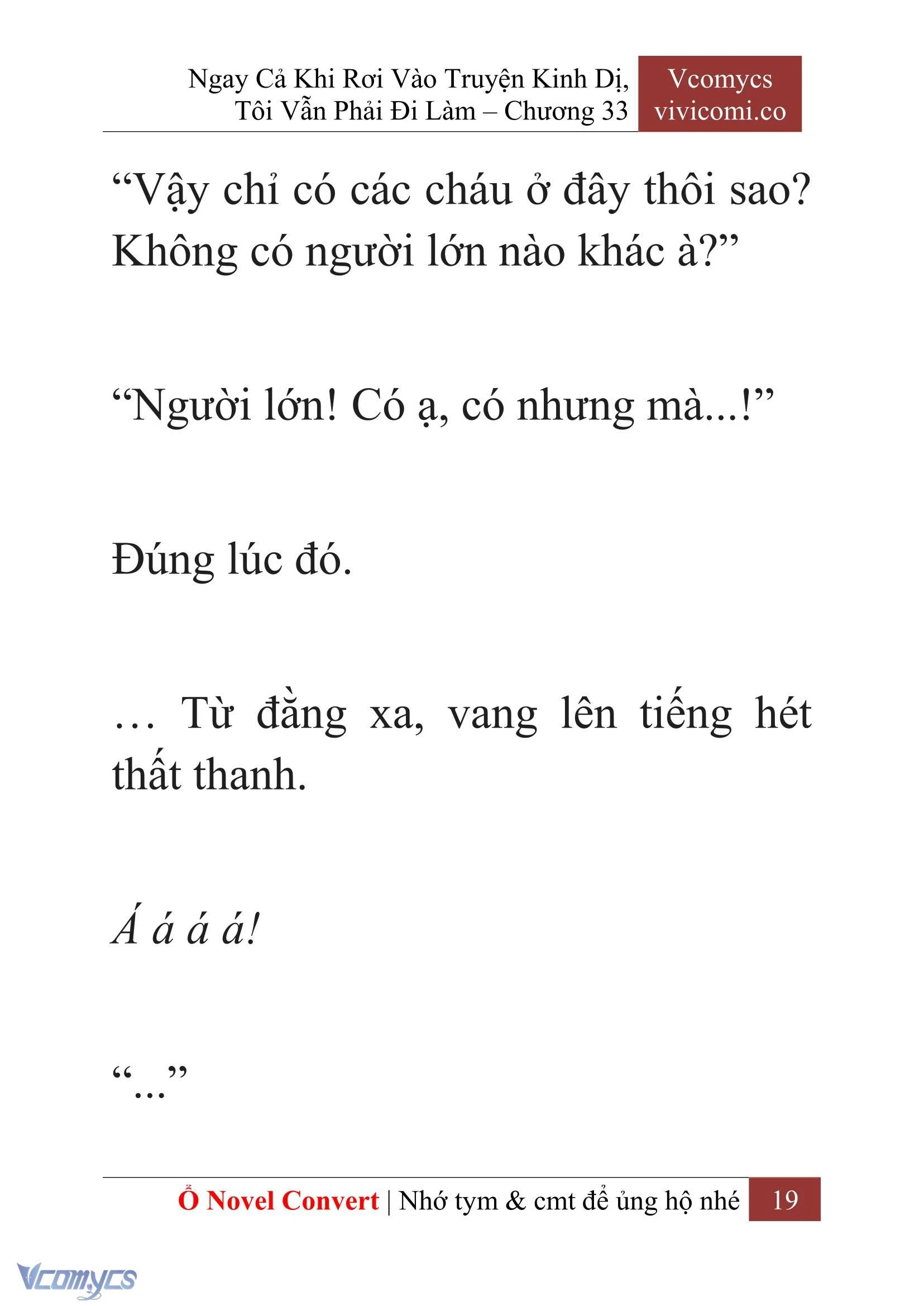 [Novel] Ngay Cả Khi Rơi Vào Truyện Kinh Dị, Tôi Vẫn Phải Đi Làm Chapter  33 - 21