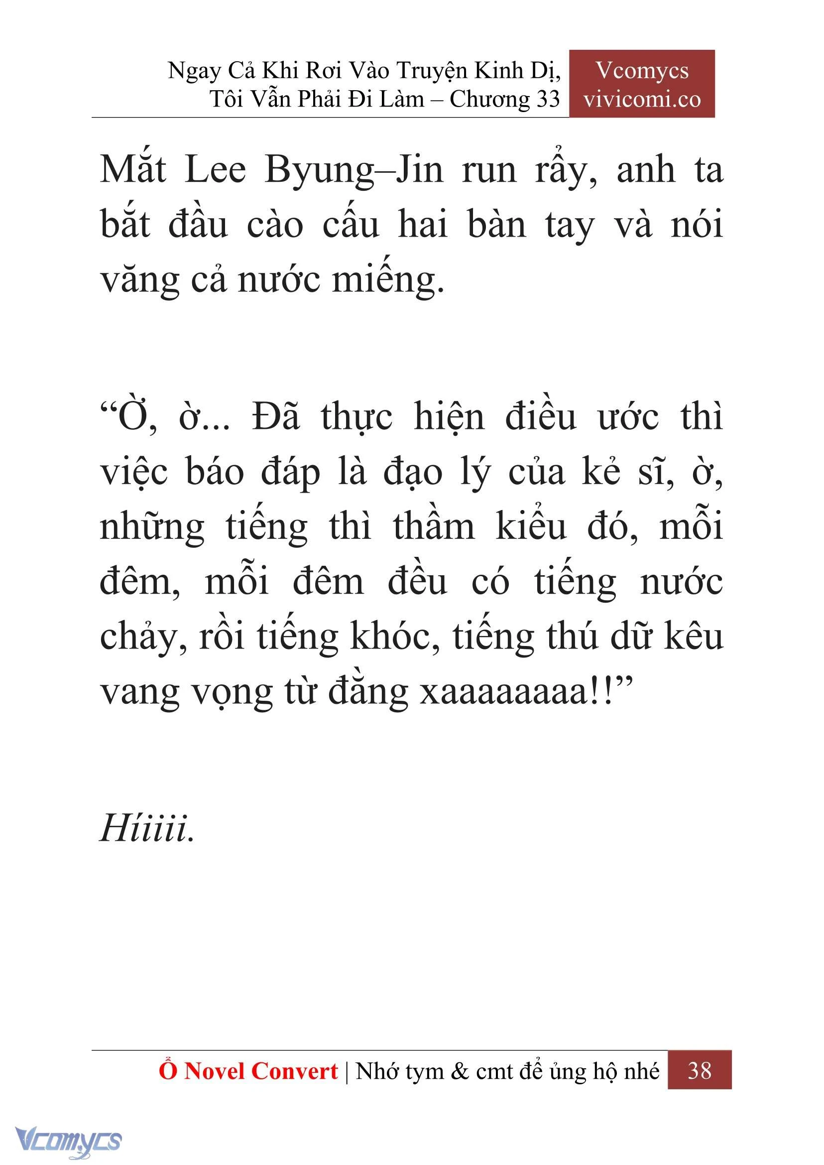 [Novel] Ngay Cả Khi Rơi Vào Truyện Kinh Dị, Tôi Vẫn Phải Đi Làm Chapter  33 - 40