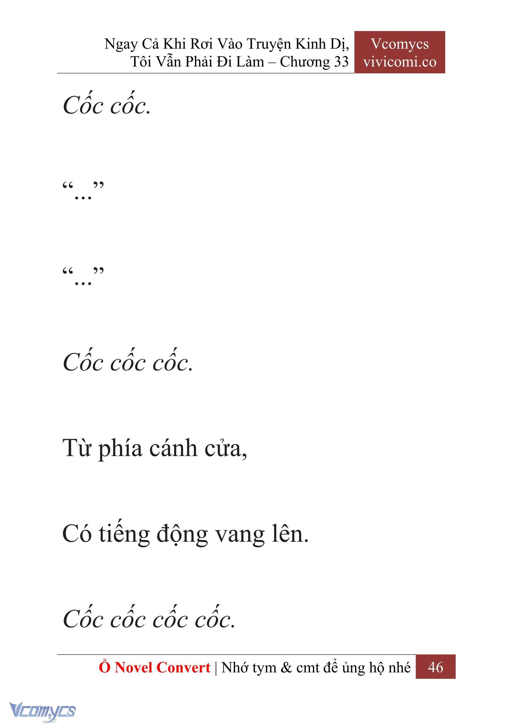 [Novel] Ngay Cả Khi Rơi Vào Truyện Kinh Dị, Tôi Vẫn Phải Đi Làm Chapter  33 - 48